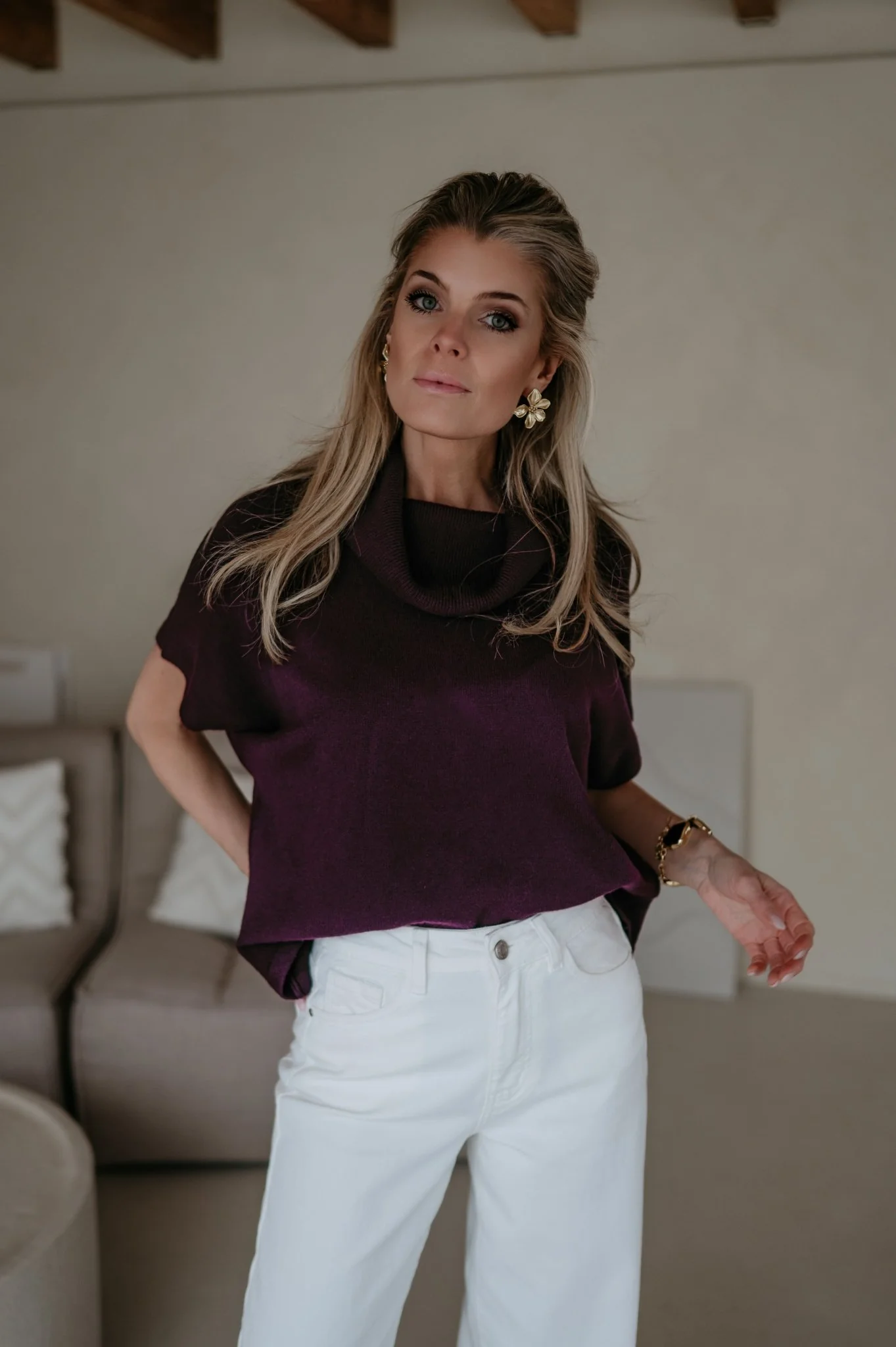 Viluna top I Burgundy