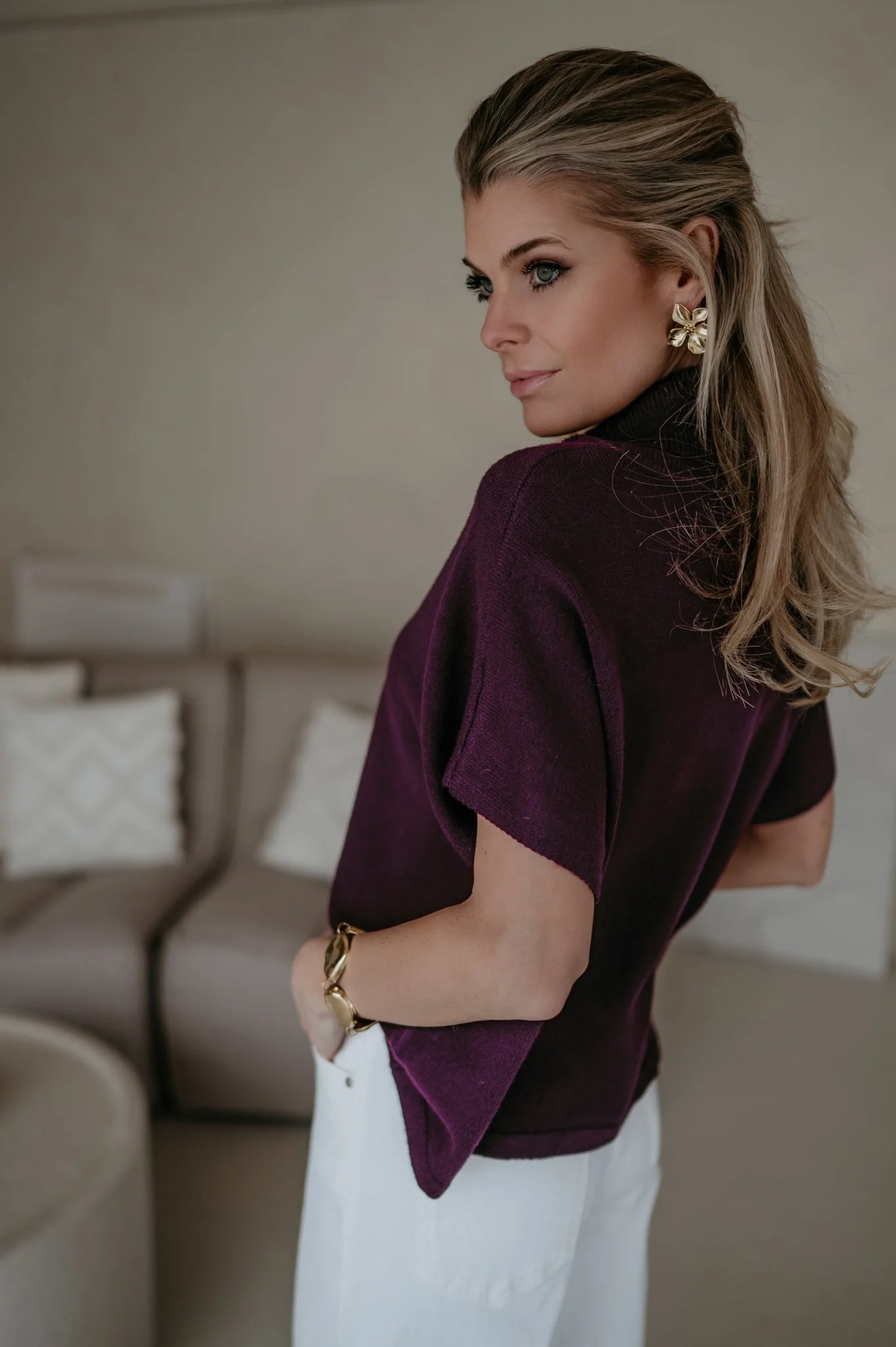 Viluna top I Burgundy - Image 4