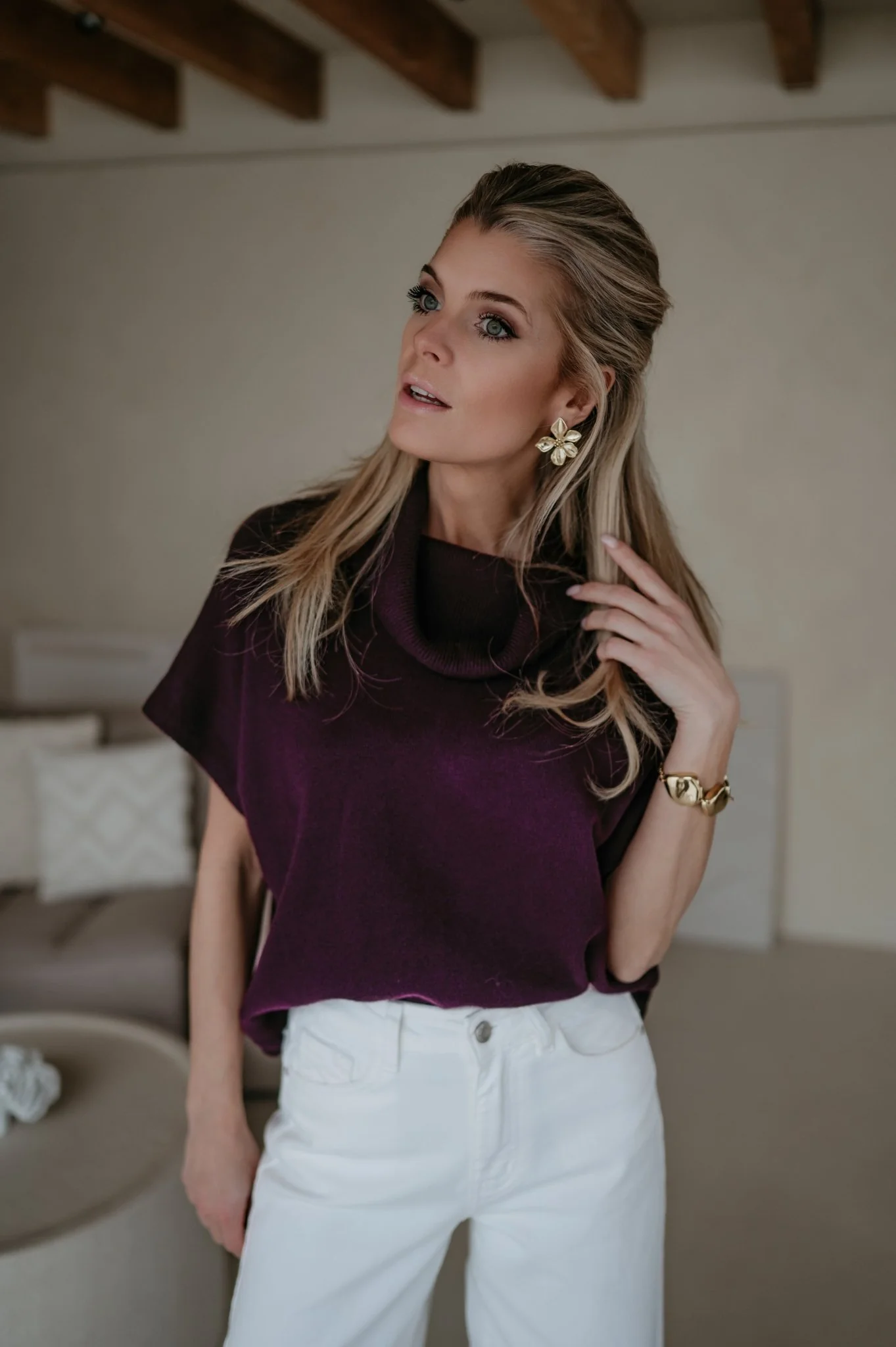 Viluna top I Burgundy - Image 8