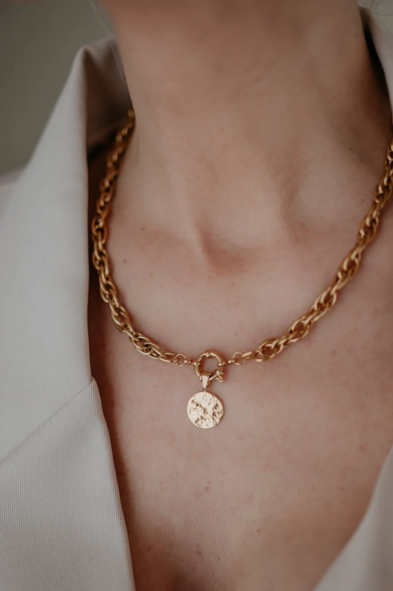 WS necklace iconic small I Gold