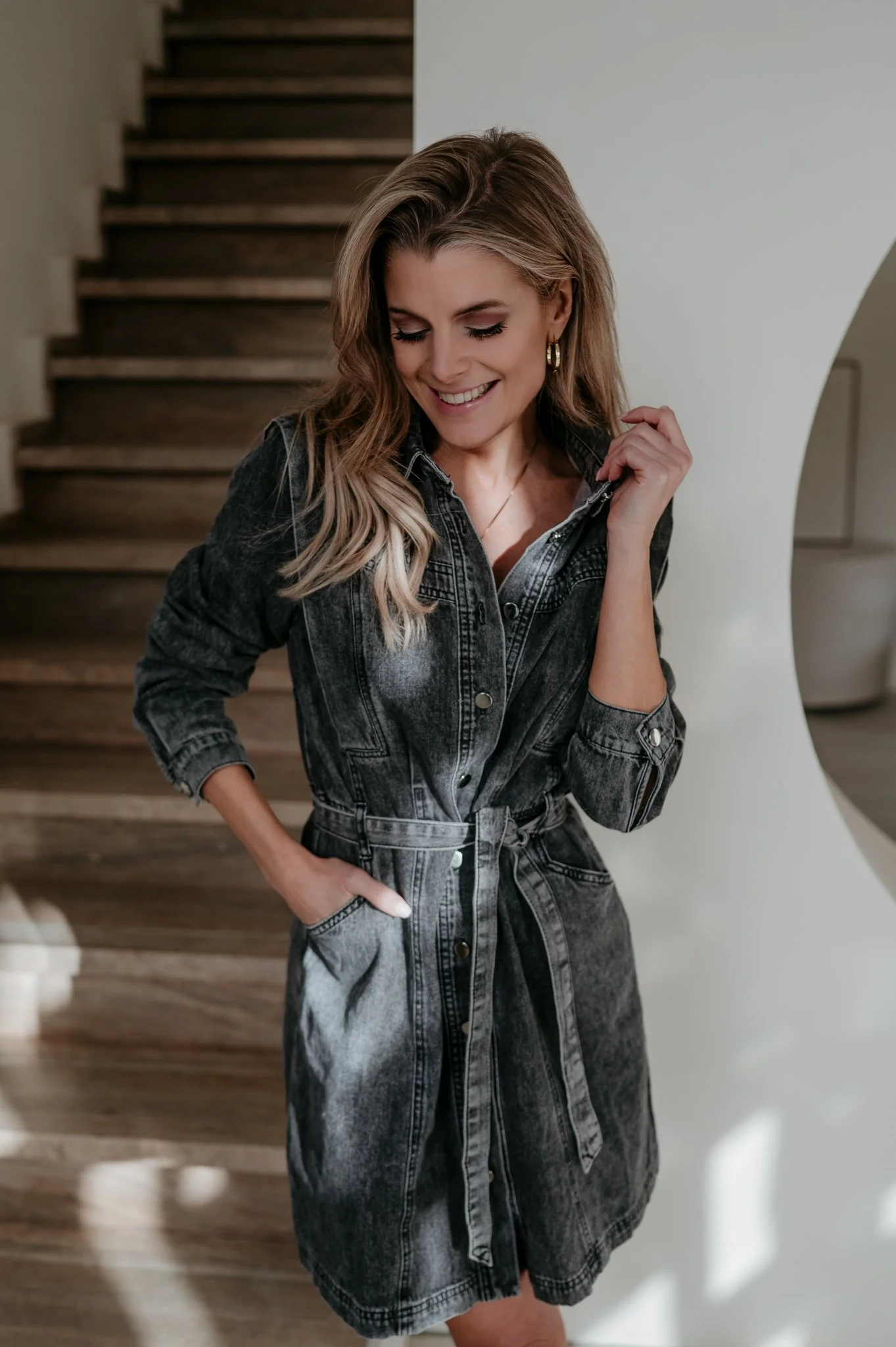 Ziane dress I Grey - Image 9