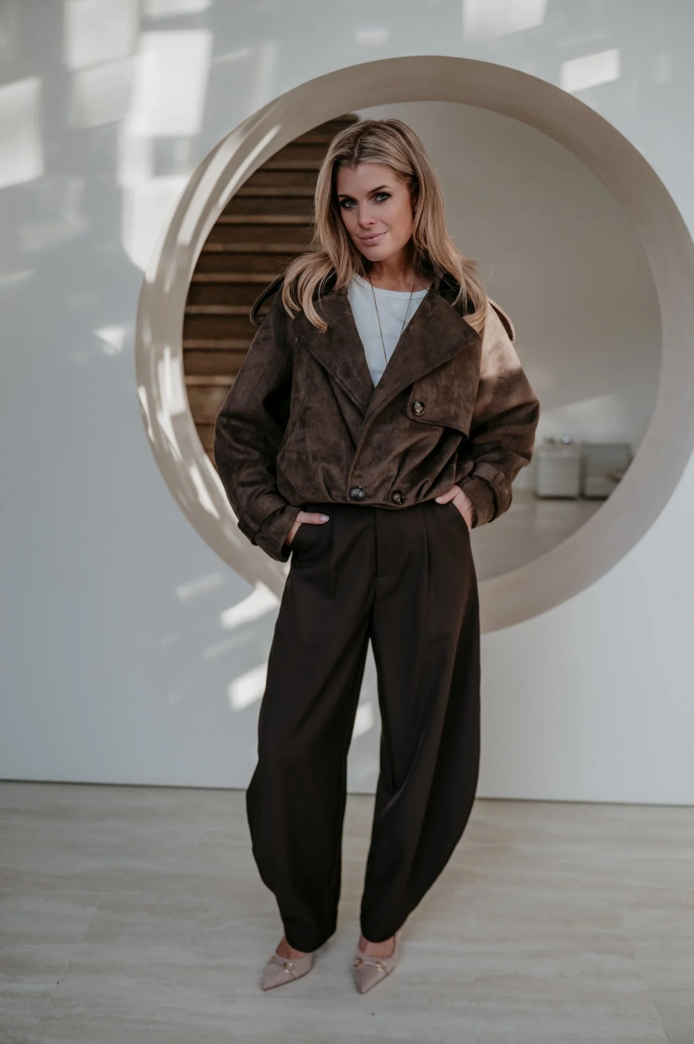 Zidere jacket I Chocolate Brown - Image 10