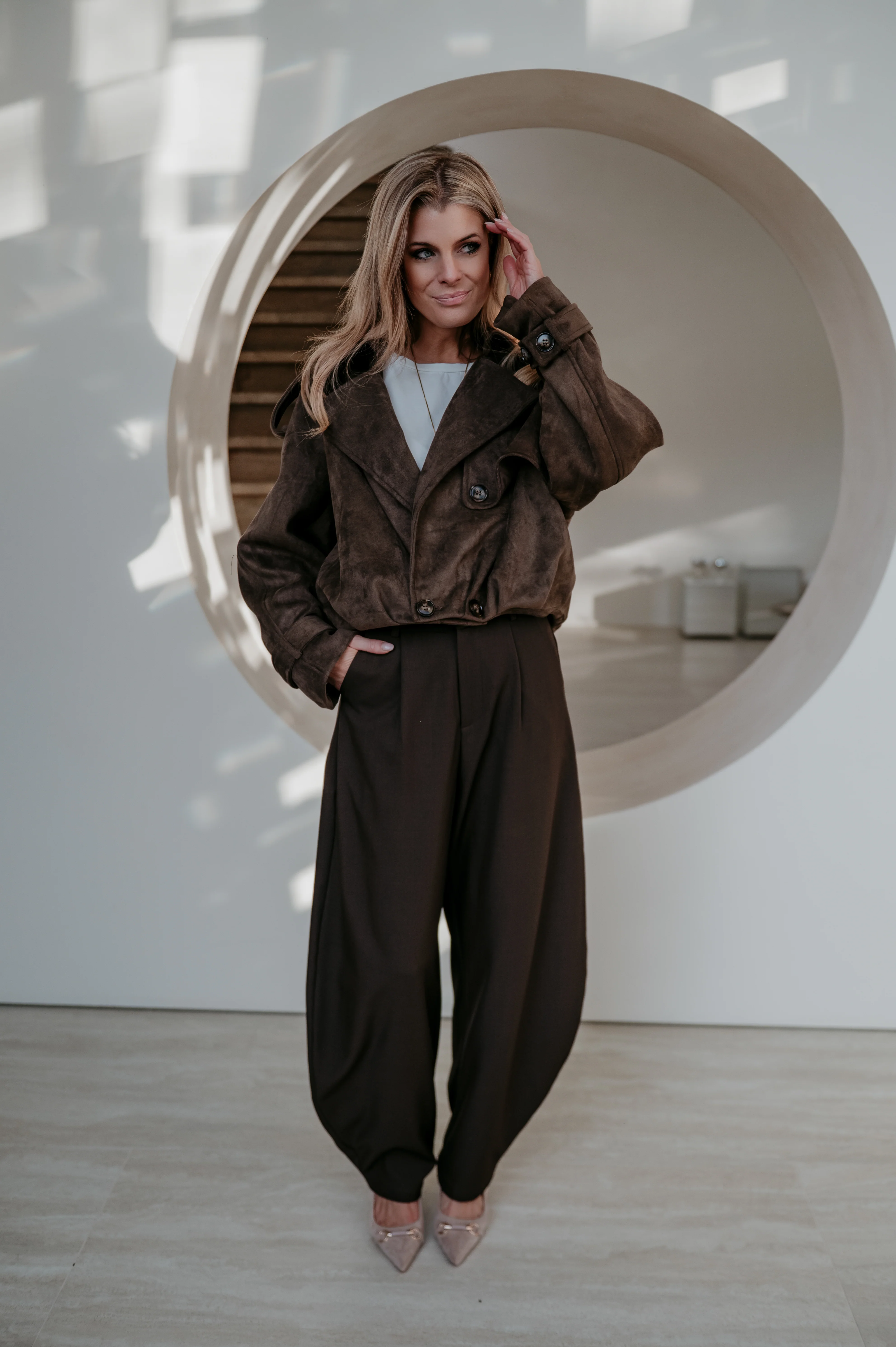 Zidere jacket I Chocolate Brown - Image 13