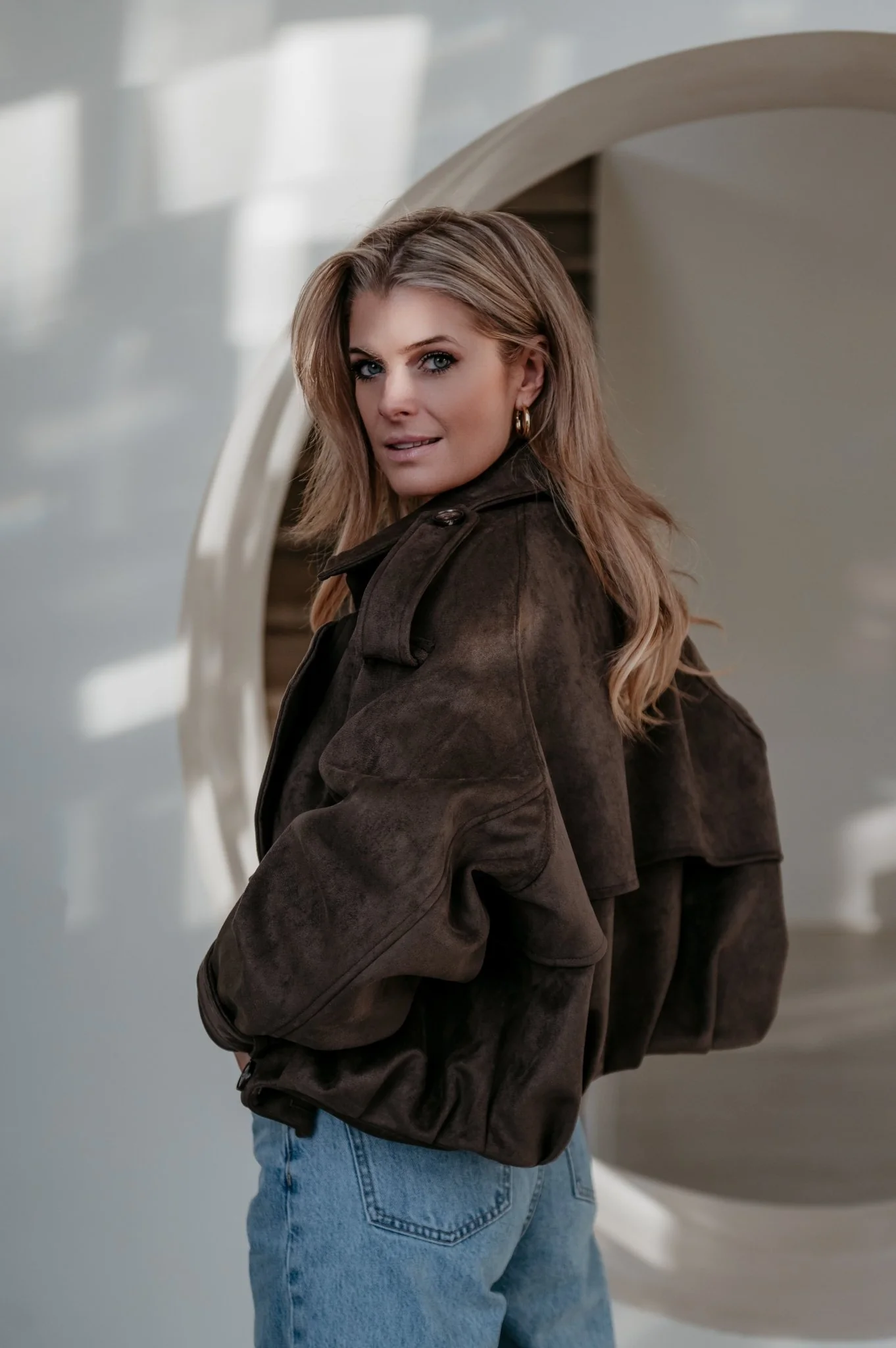 Zidere jacket I Chocolate Brown - Image 15
