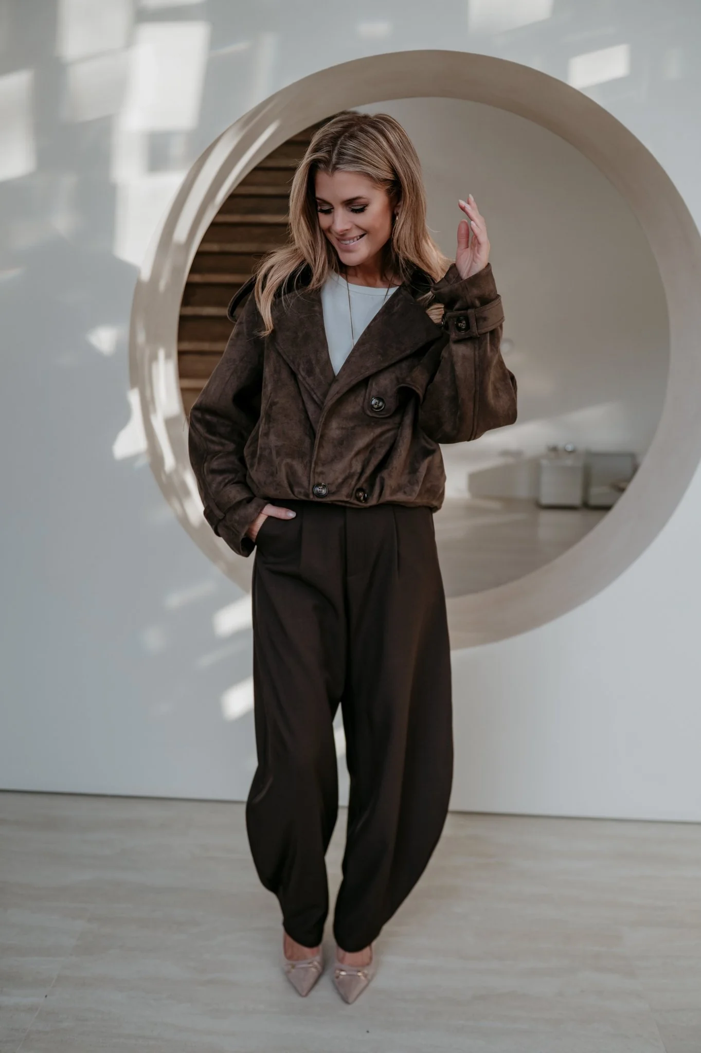 Zidere jacket I Chocolate Brown - Image 16