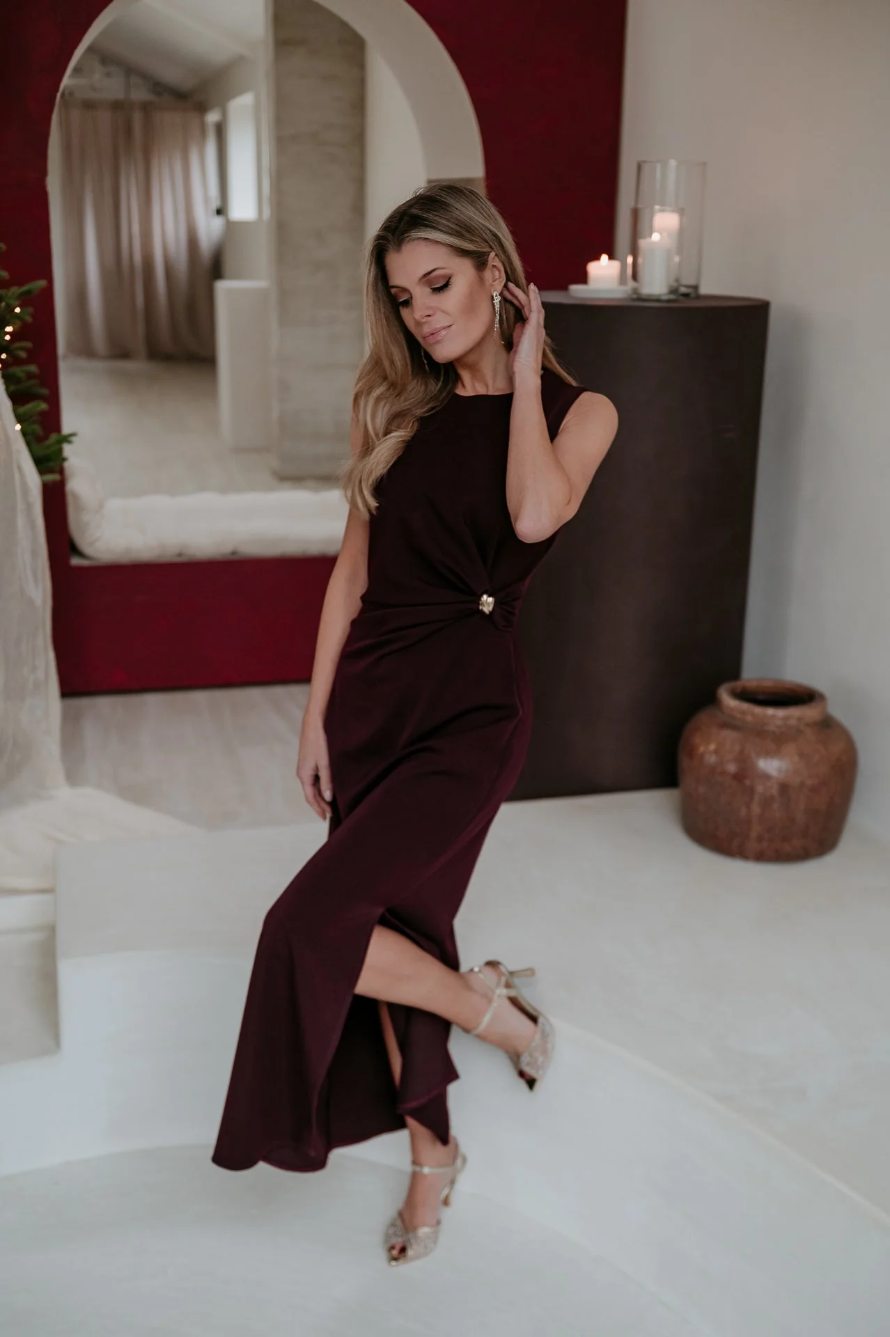 Zine dress I Bordeaux