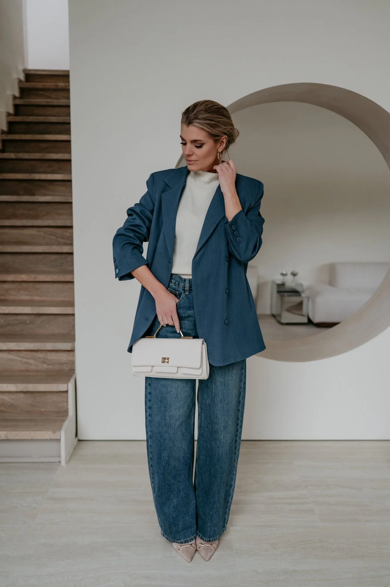Zinigu blazer I Blue
