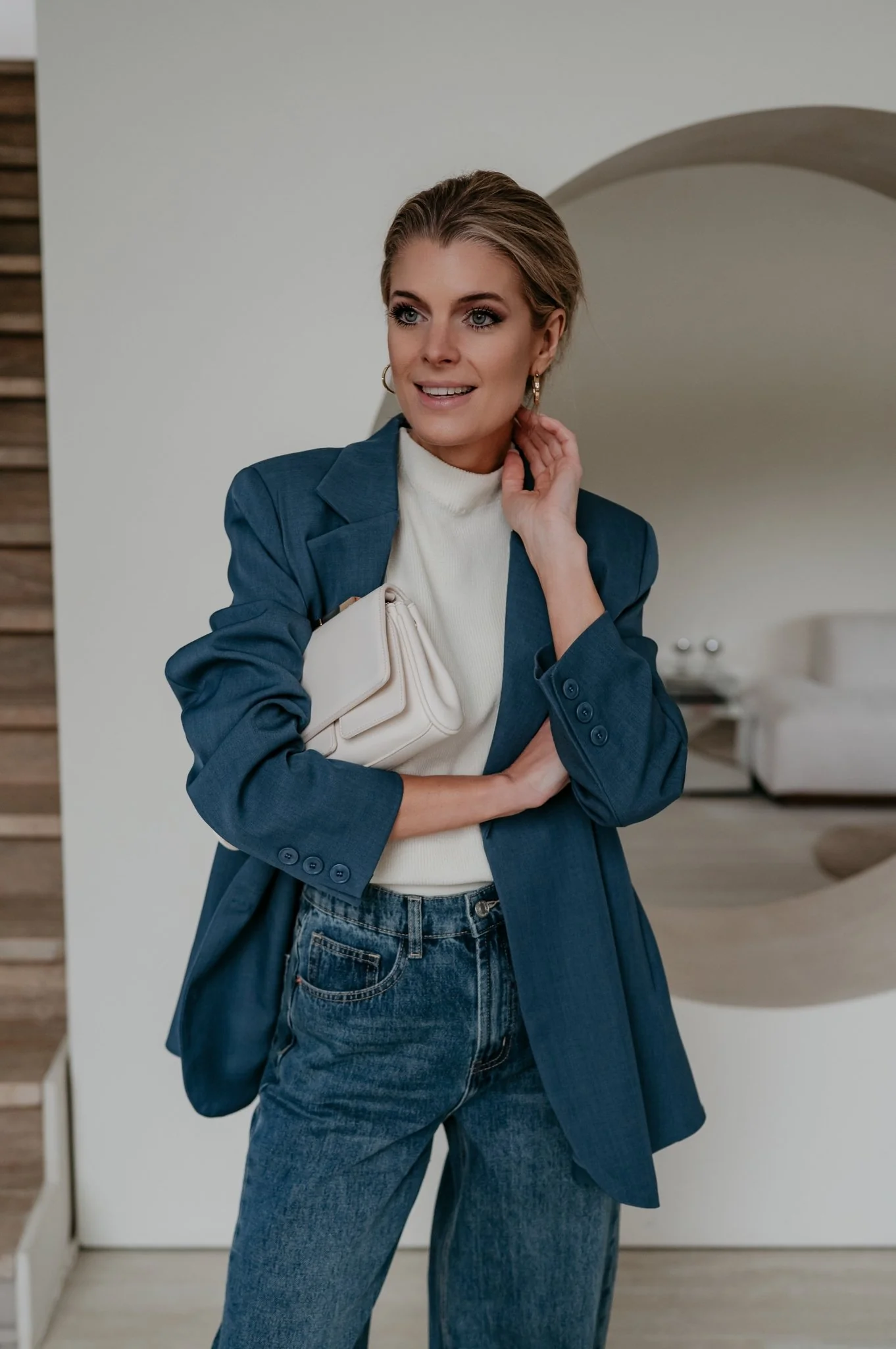 Zinigu blazer I Blue - Image 10