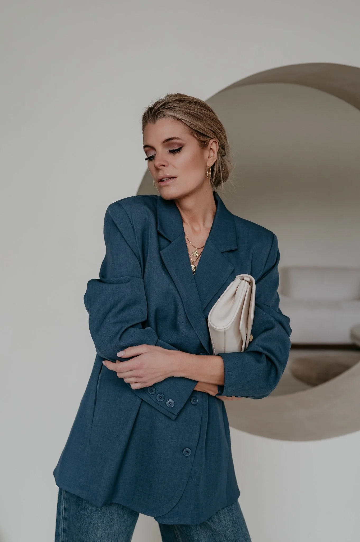 Zinigu blazer I Blue - Image 12