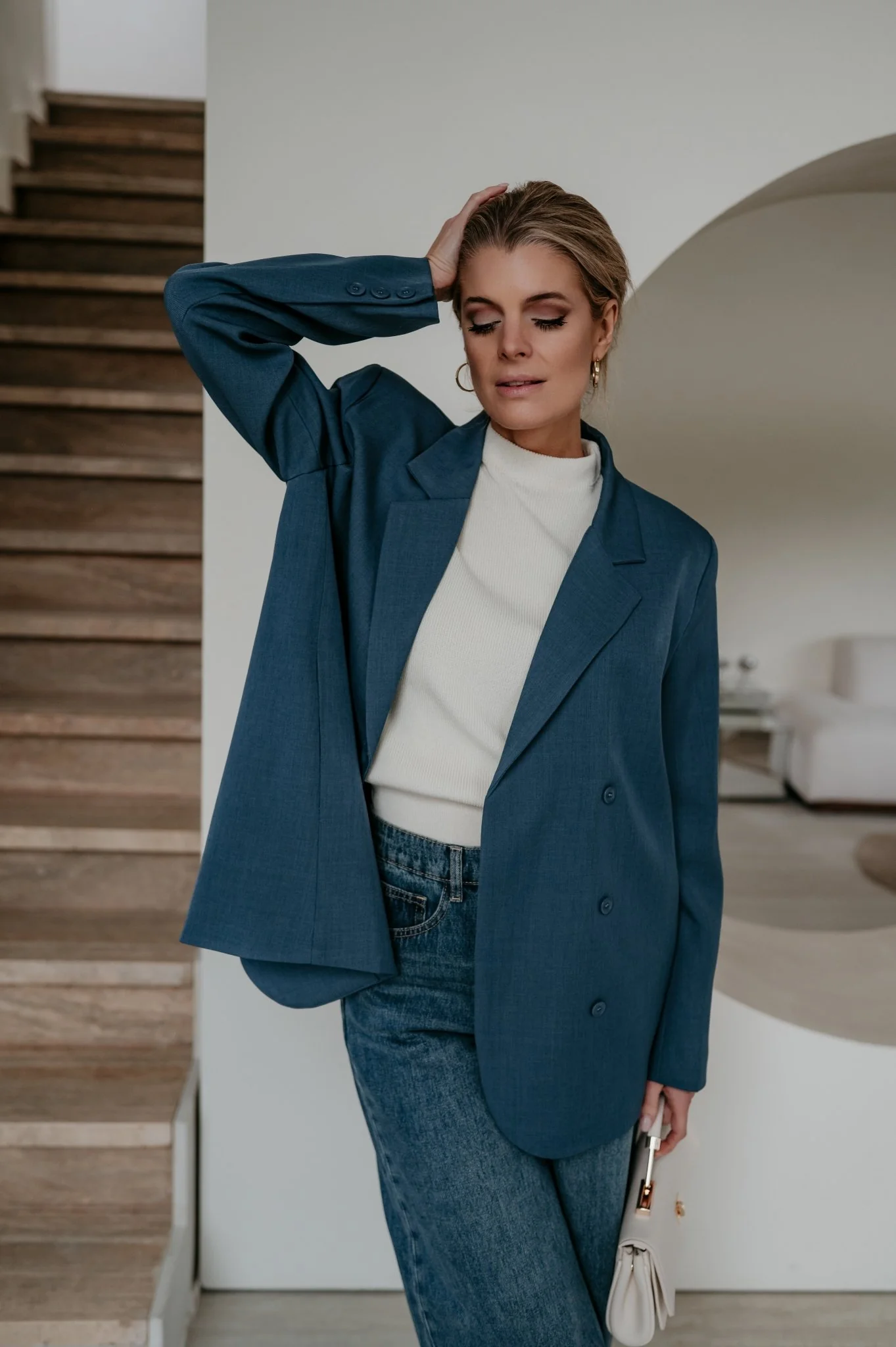 Zinigu blazer I Blue - Image 14