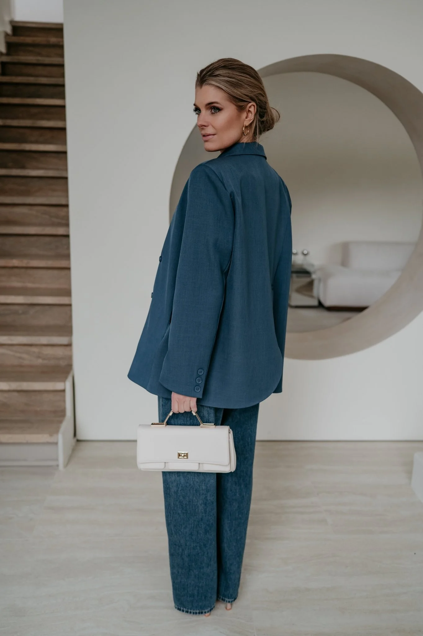 Zinigu blazer I Blue - Image 15