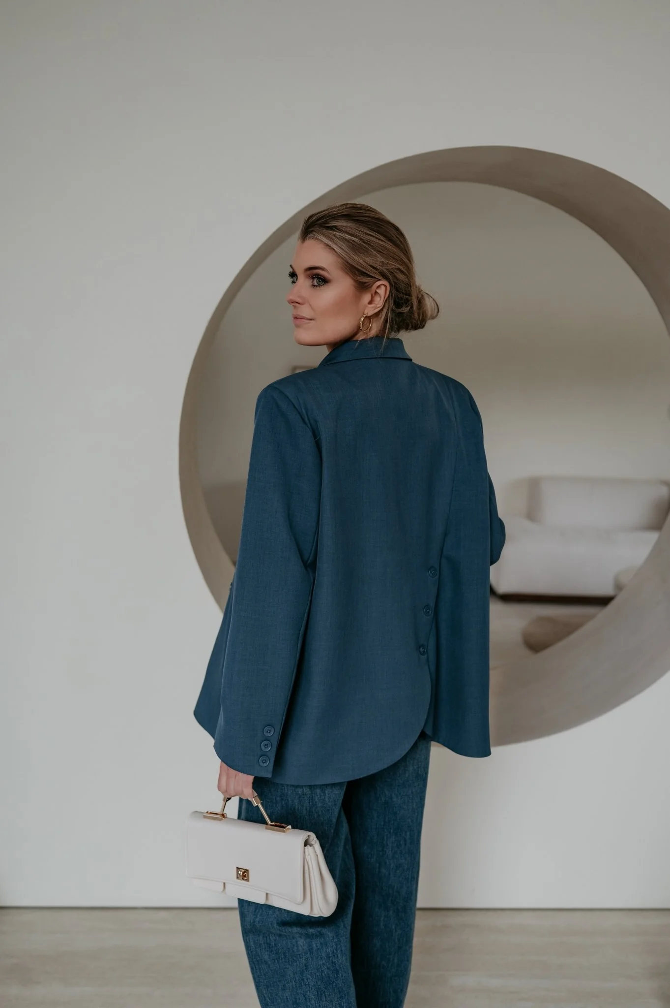 Zinigu blazer I Blue - Image 17