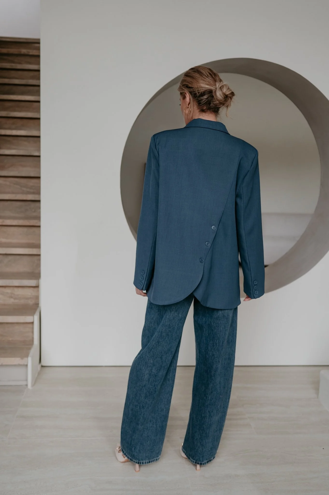 Zinigu blazer I Blue - Image 18