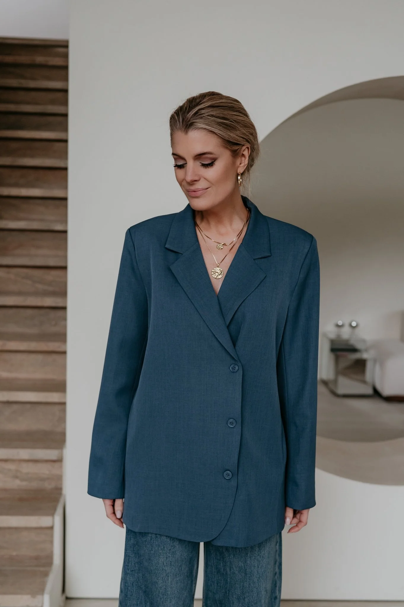Zinigu blazer I Blue - Image 2