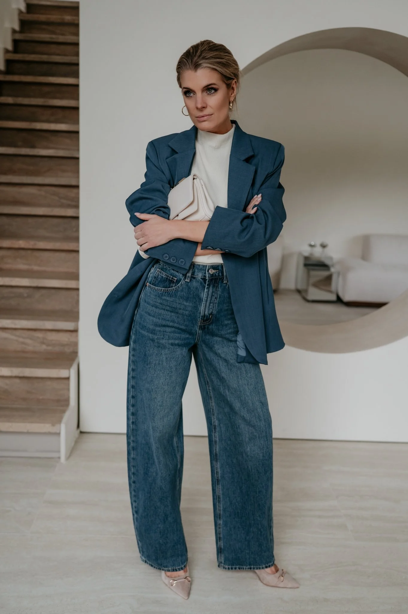 Zinigu blazer I Blue - Image 21