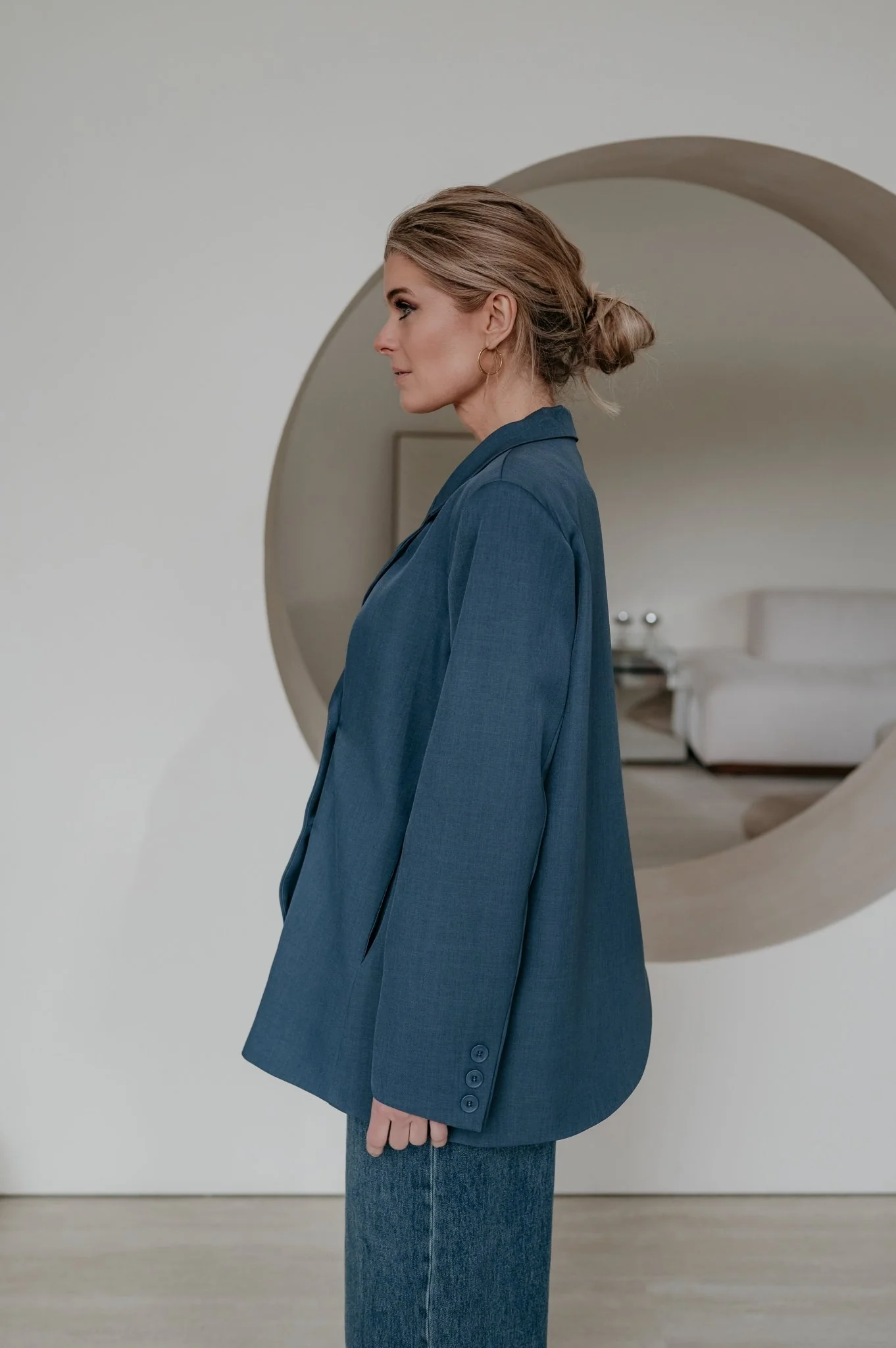 Zinigu blazer I Blue - Image 5