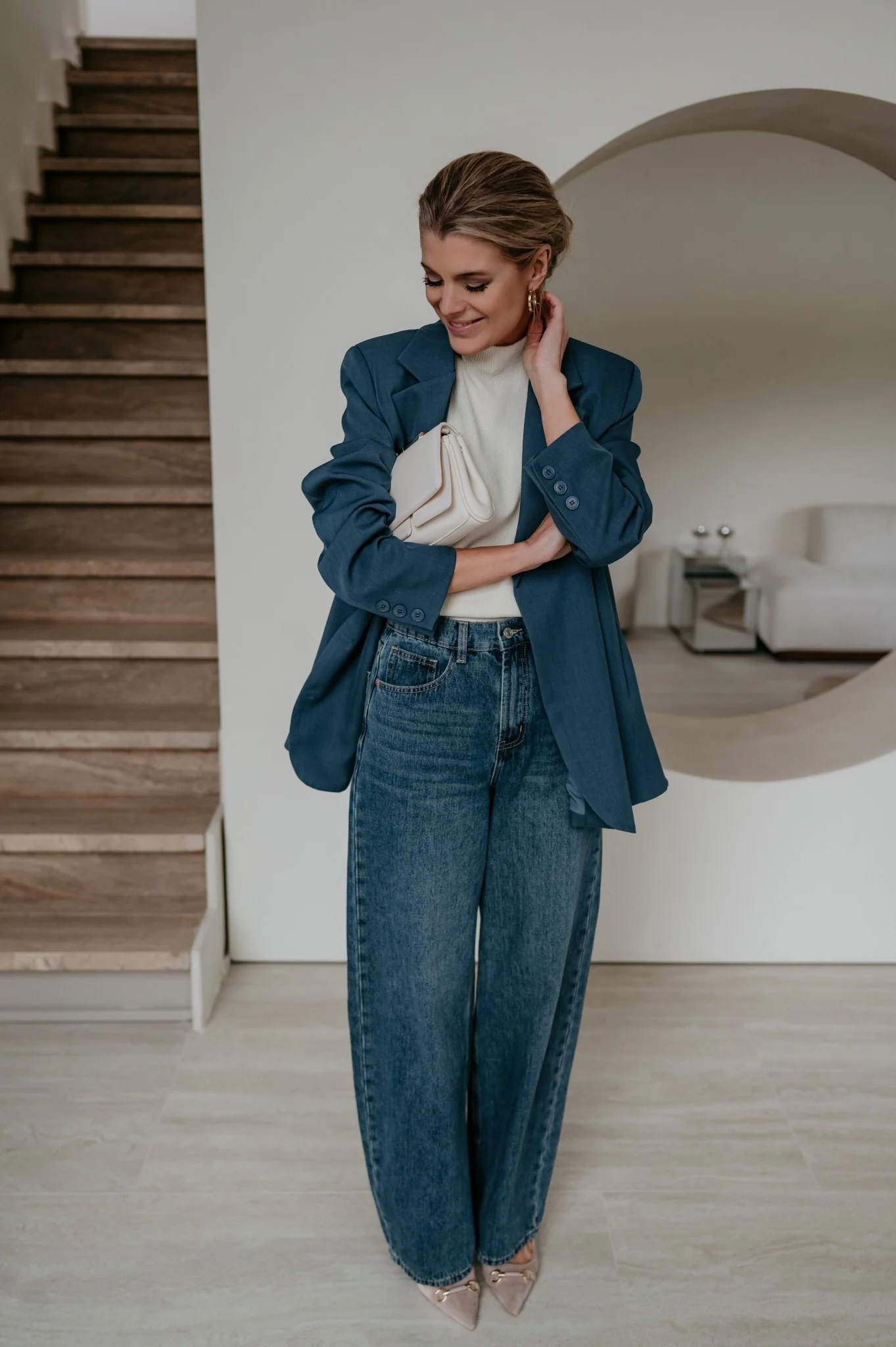 Zinigu blazer I Blue - Image 6