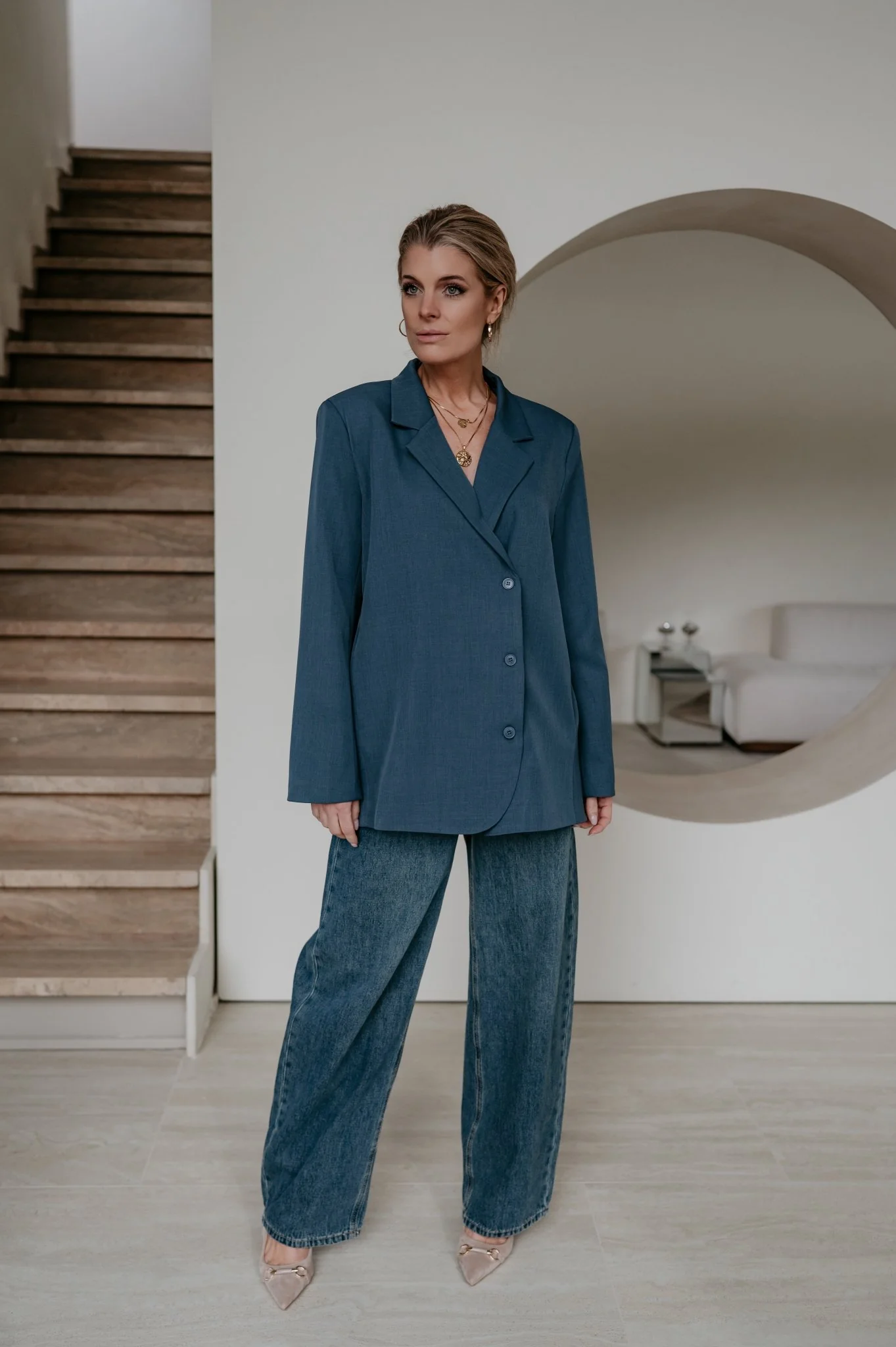 Zinigu blazer I Blue - Image 8