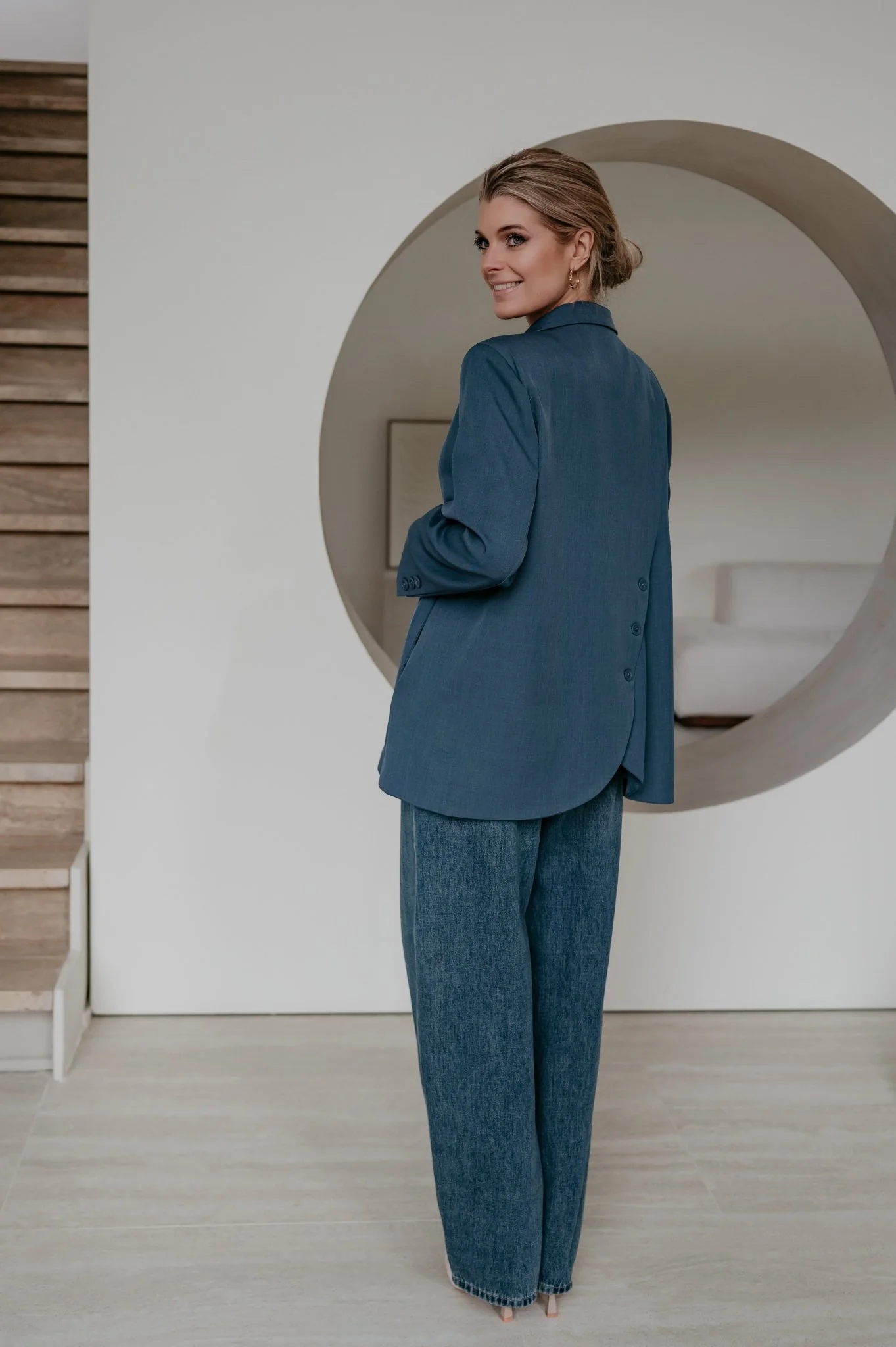 Zinigu blazer I Blue - Image 9