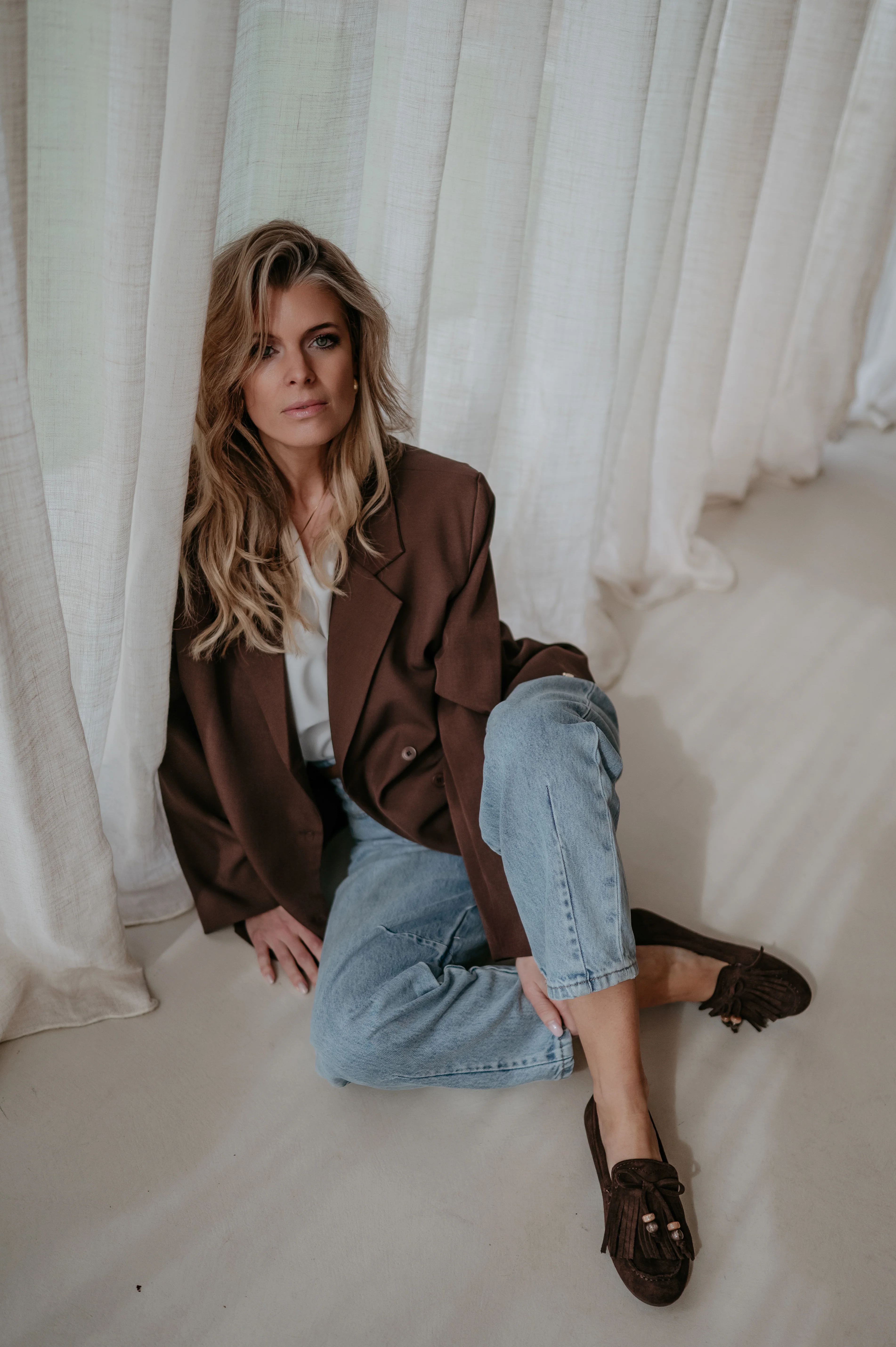 Zinigu blazer I Chocolate Brown - Image 16