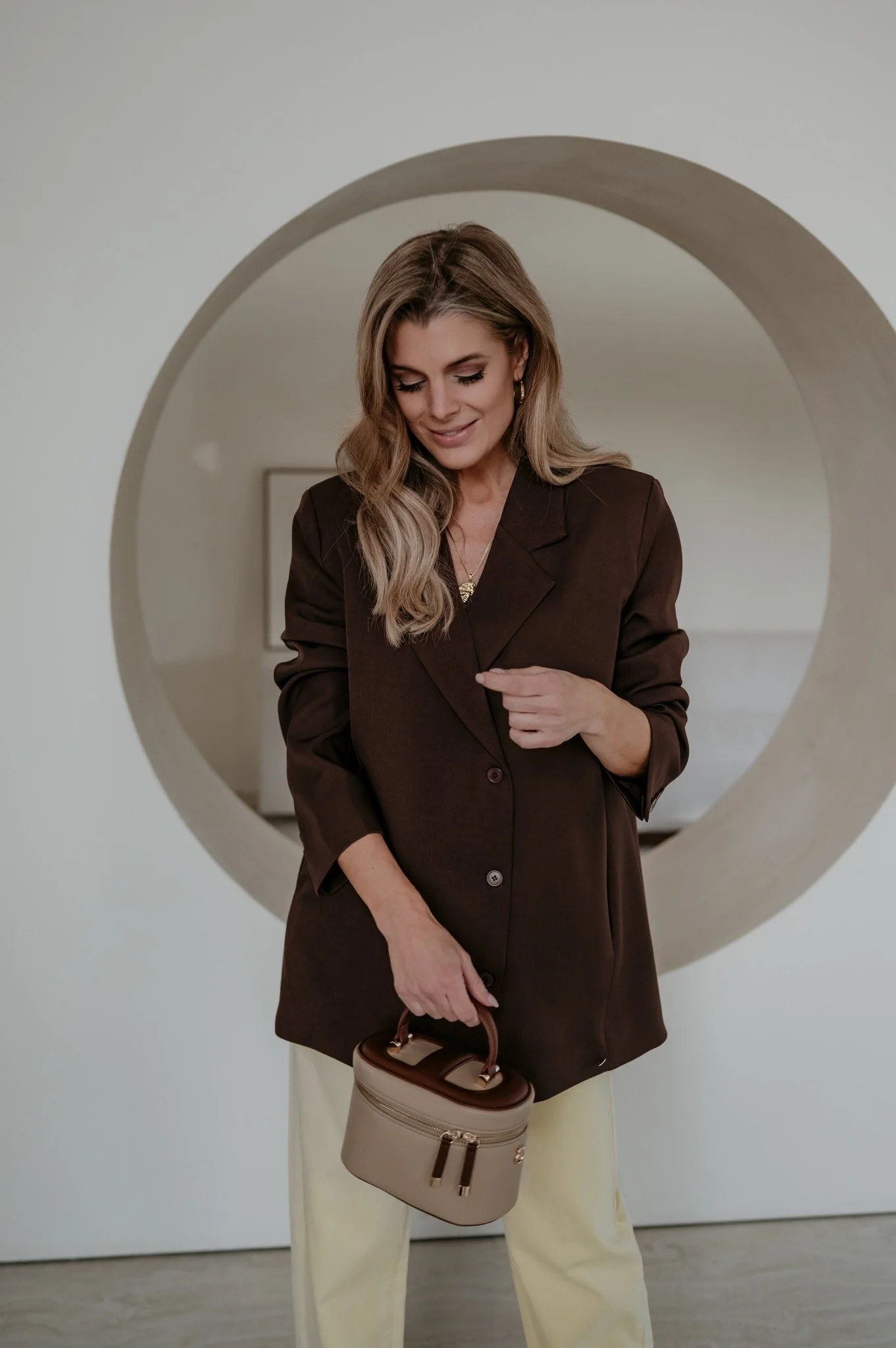 Zinigu blazer I Chocolate Brown - Image 25