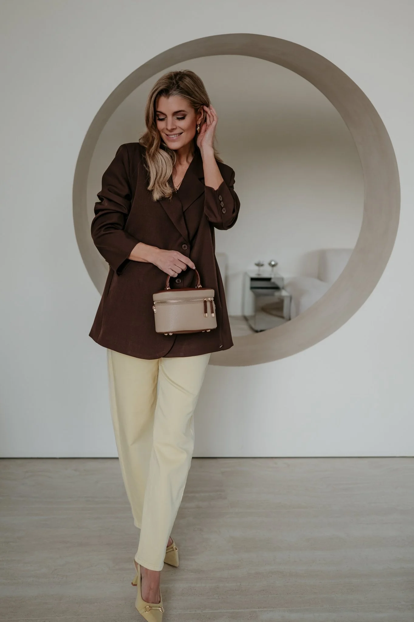 Zinigu blazer I Chocolate Brown - Image 26