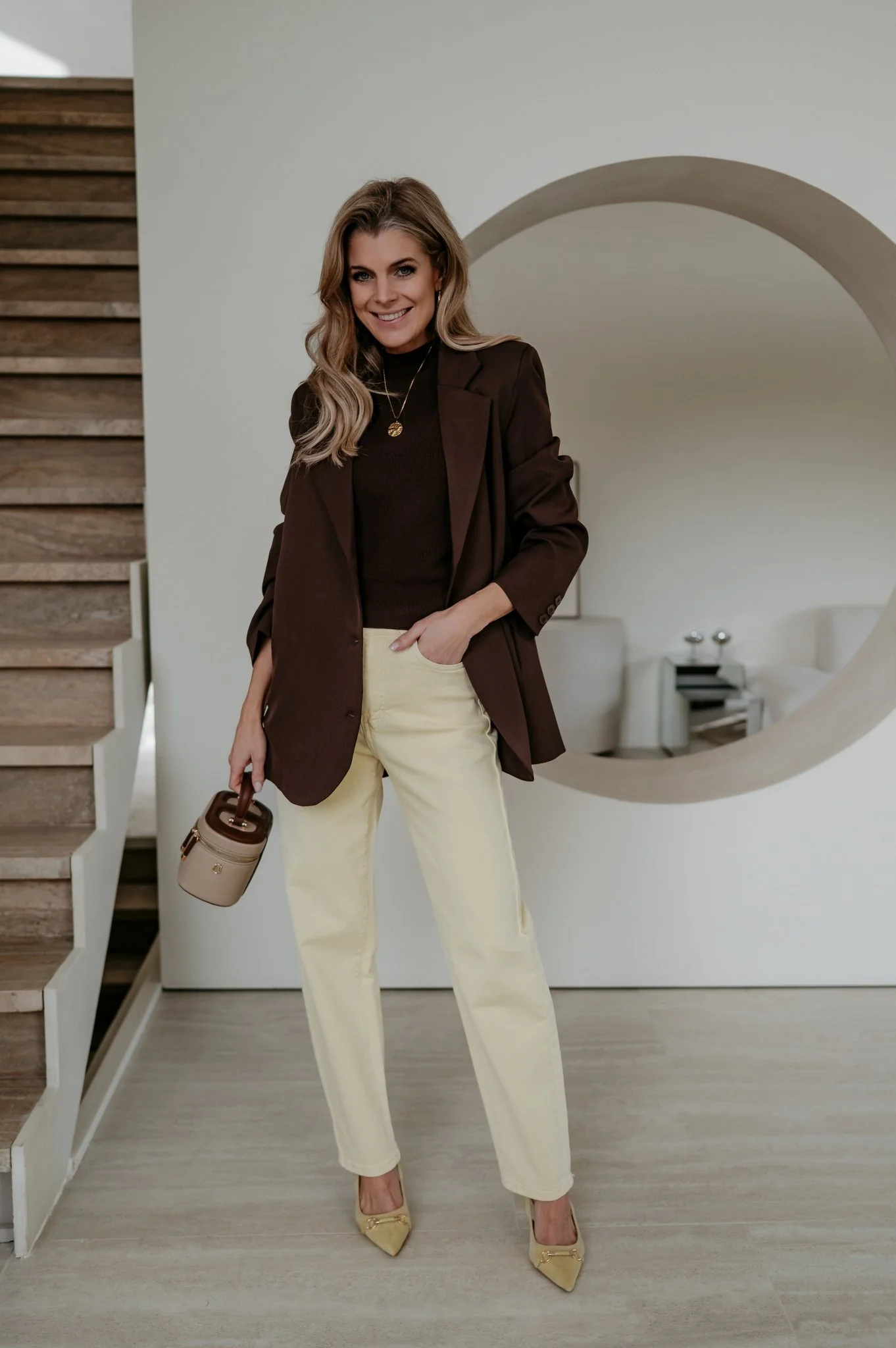 Zinigu blazer I Chocolate Brown - Image 29