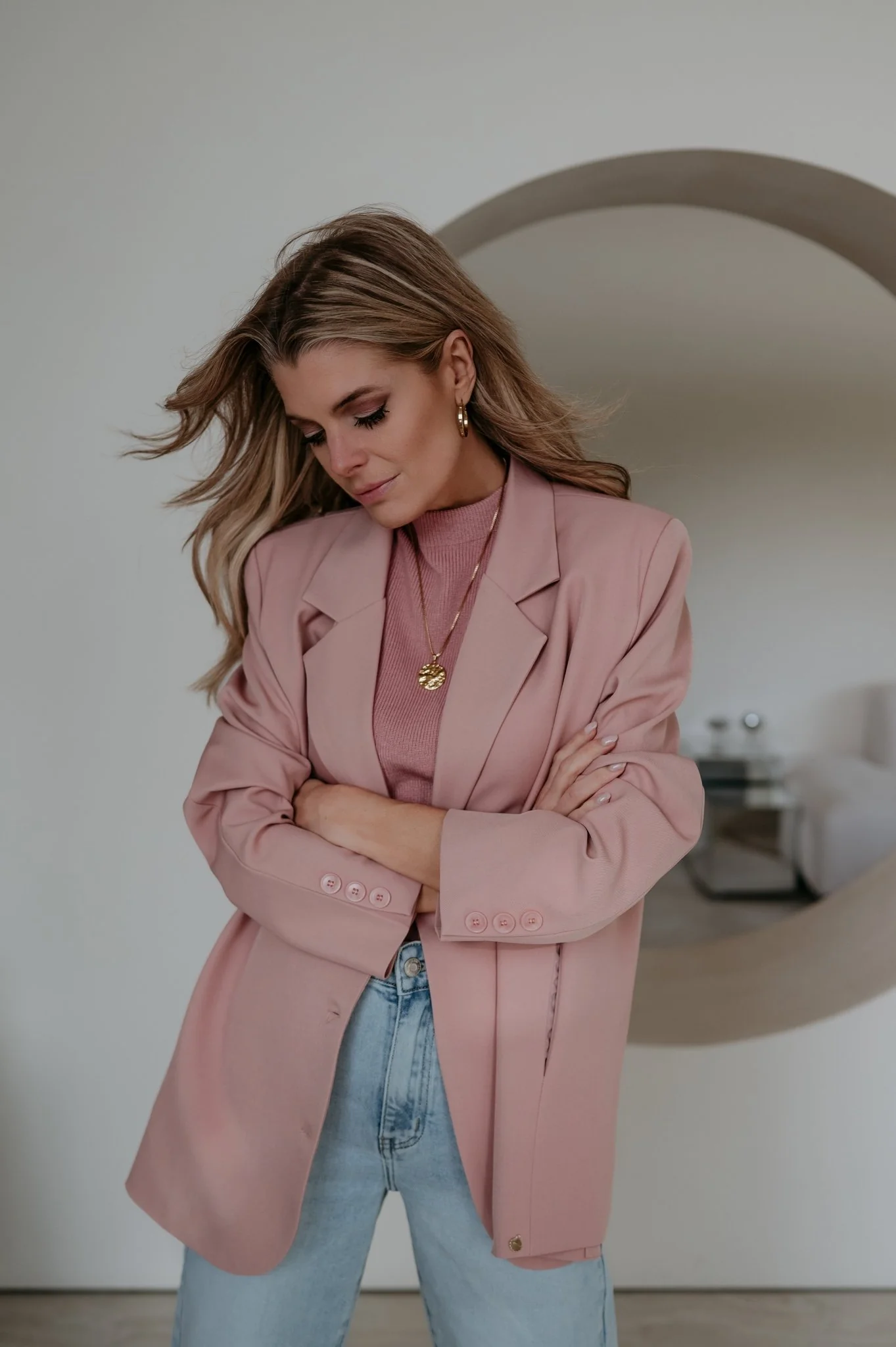 Zinigu blazer I Rose - Image 2