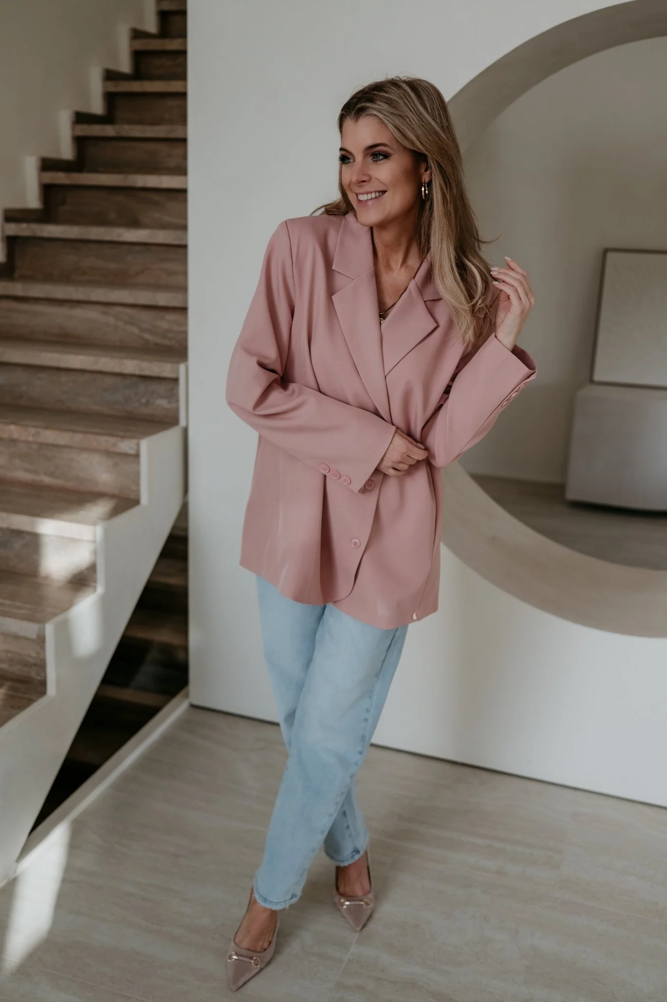 Zinigu blazer I Rose - Image 3