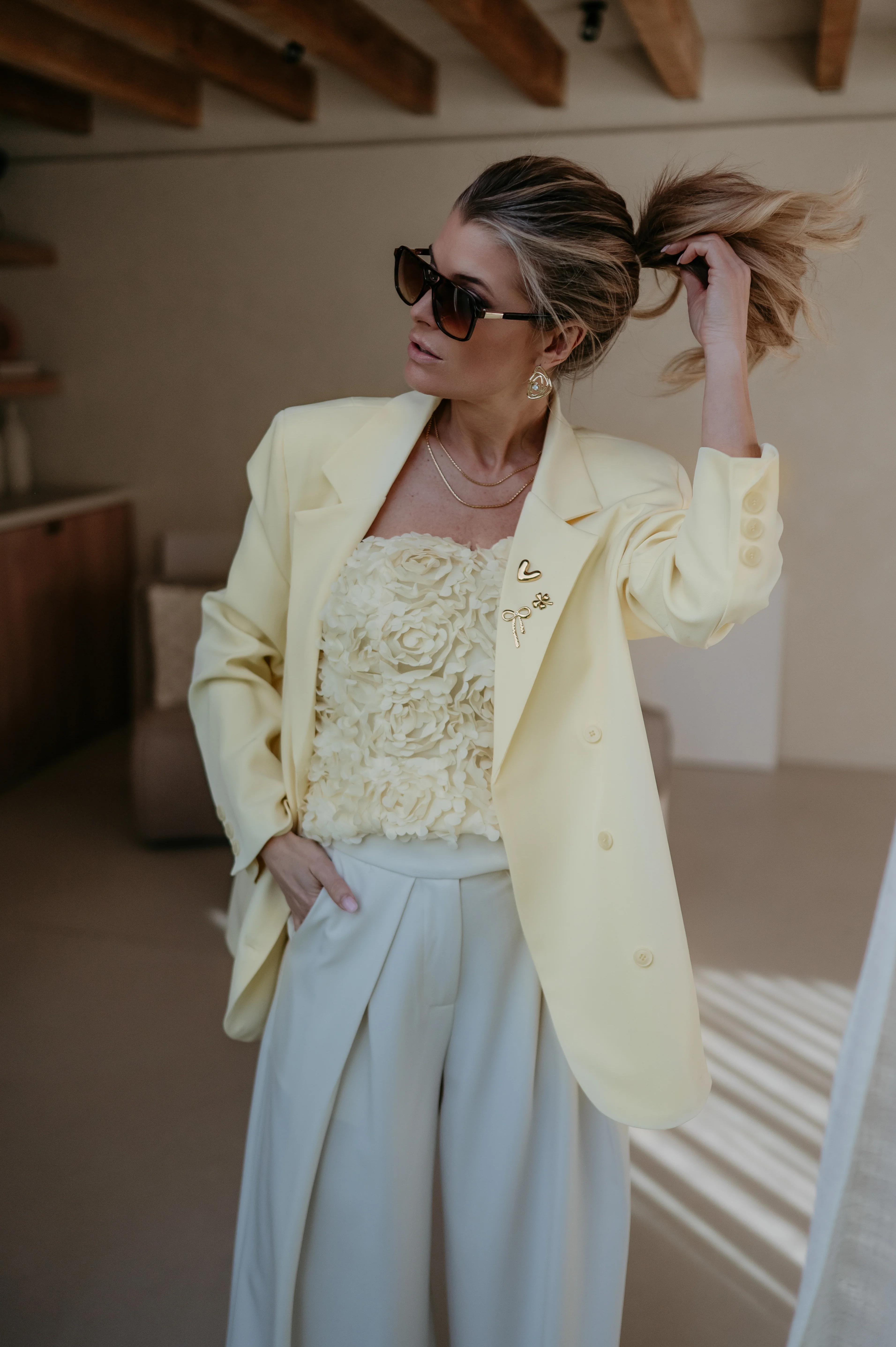Zinigu blazer I Yellow