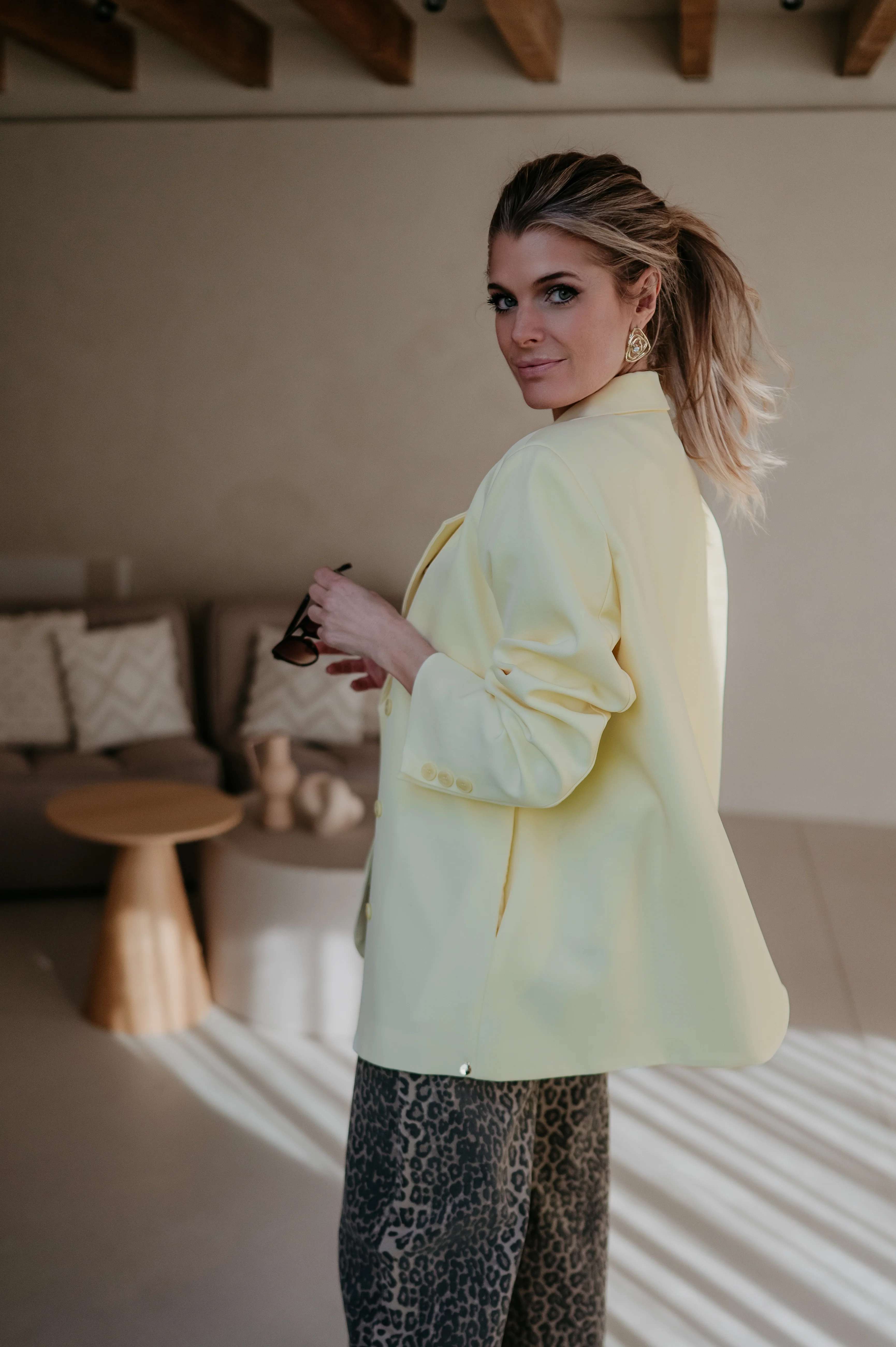 Zinigu blazer I Yellow - Image 10