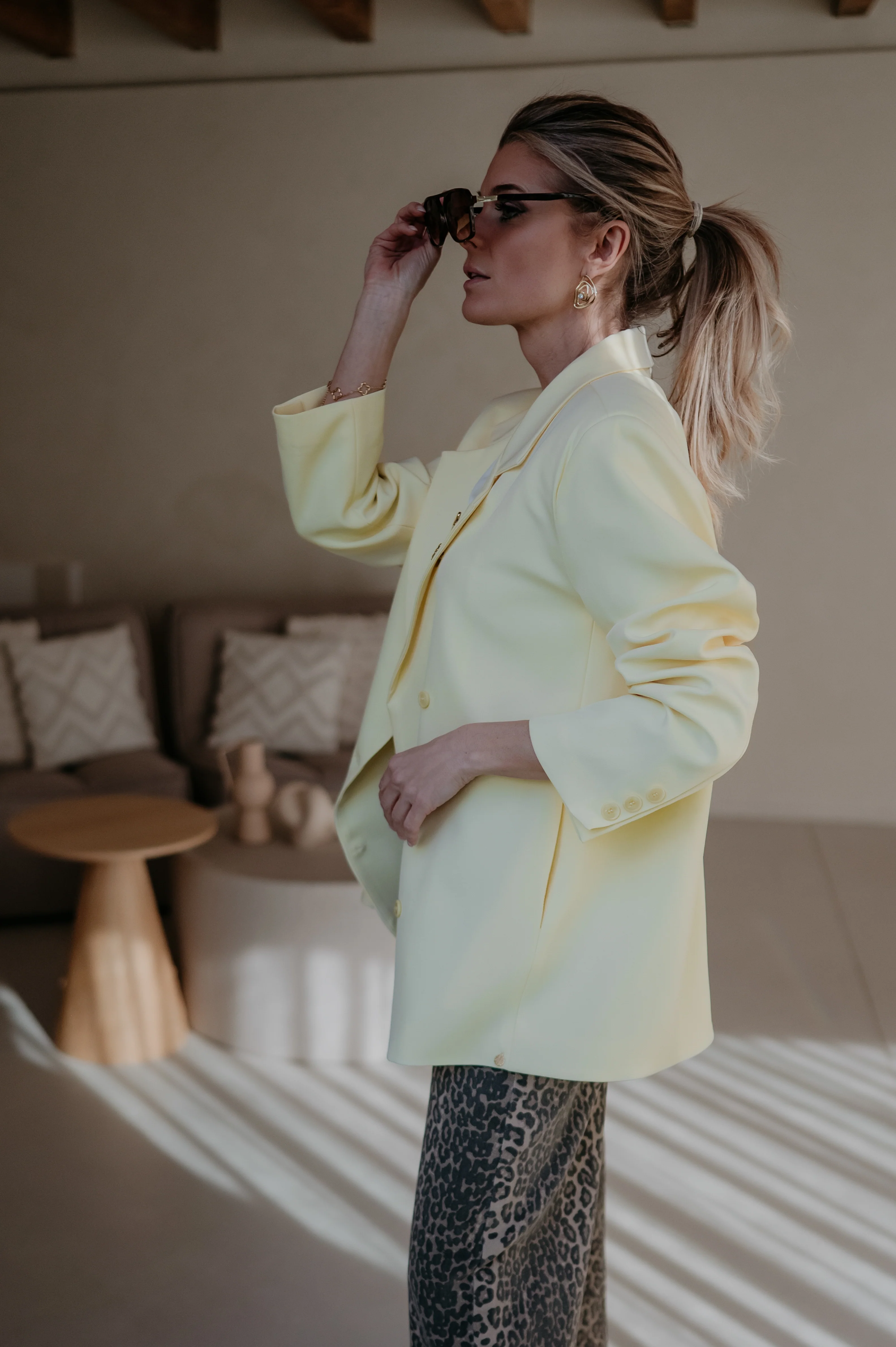 Zinigu blazer I Yellow - Image 12