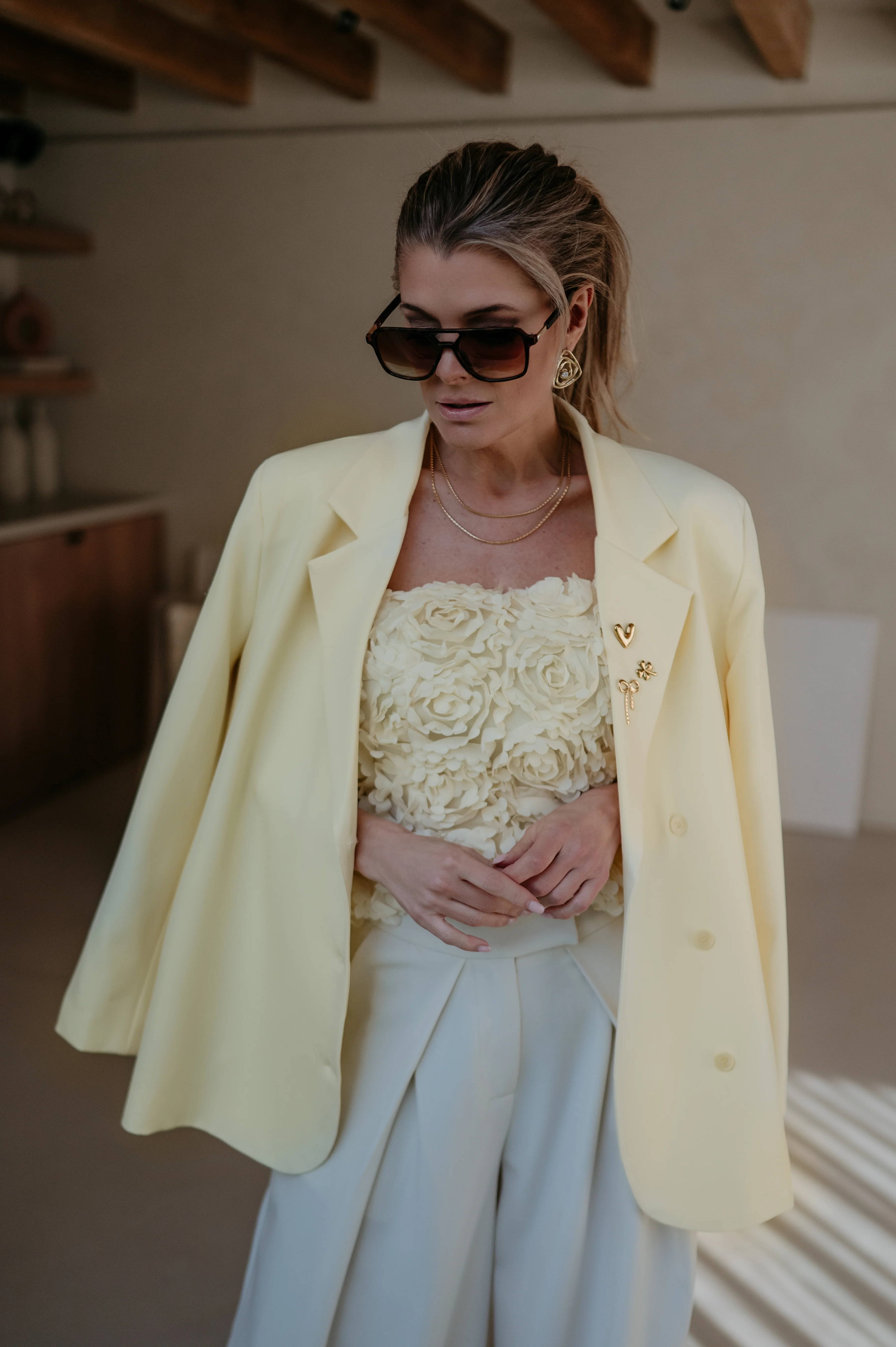 Zinigu blazer I Yellow - Image 13