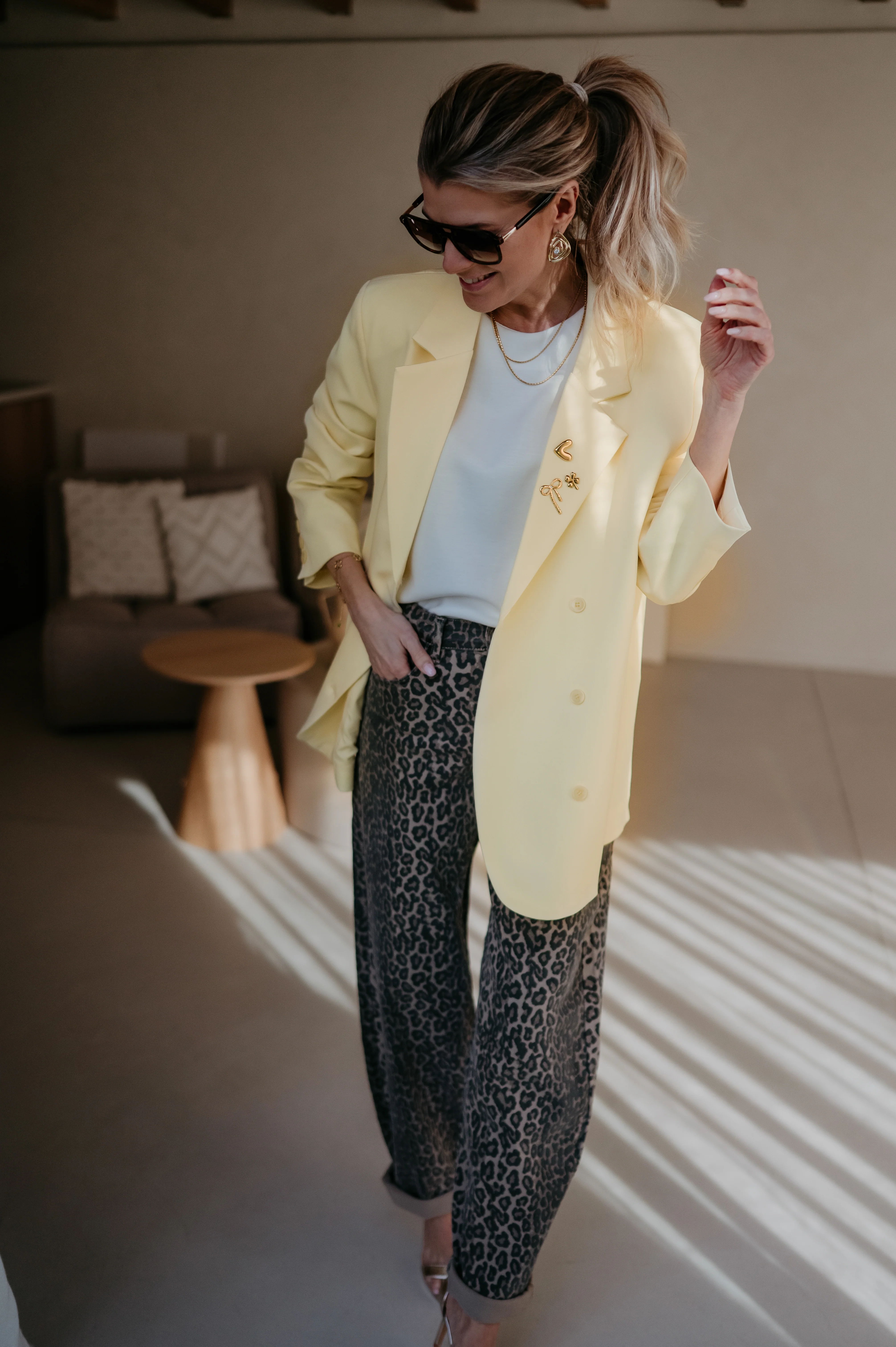 Zinigu blazer I Yellow - Image 14