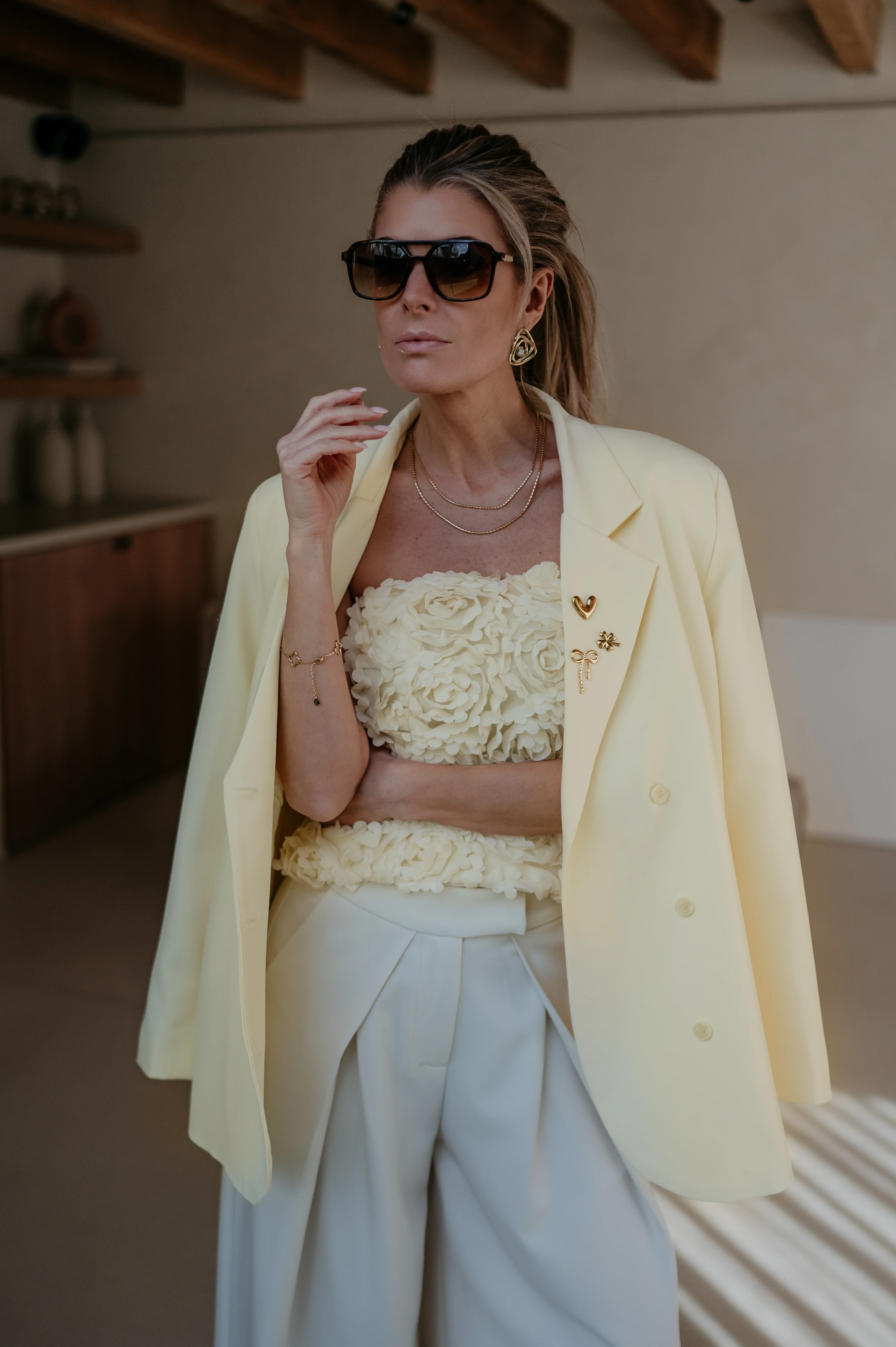 Zinigu blazer I Yellow - Image 15
