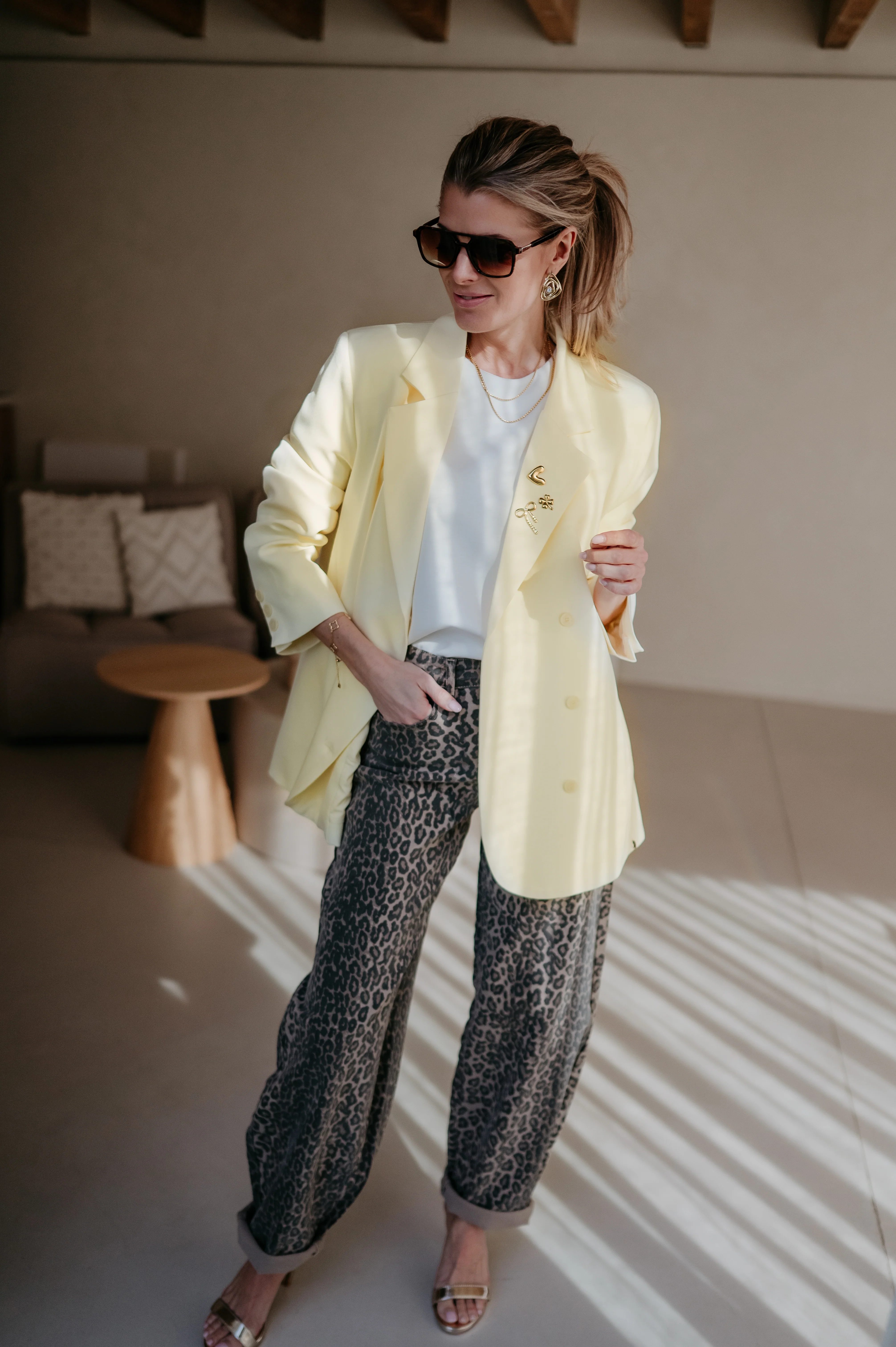 Zinigu blazer I Yellow - Image 16