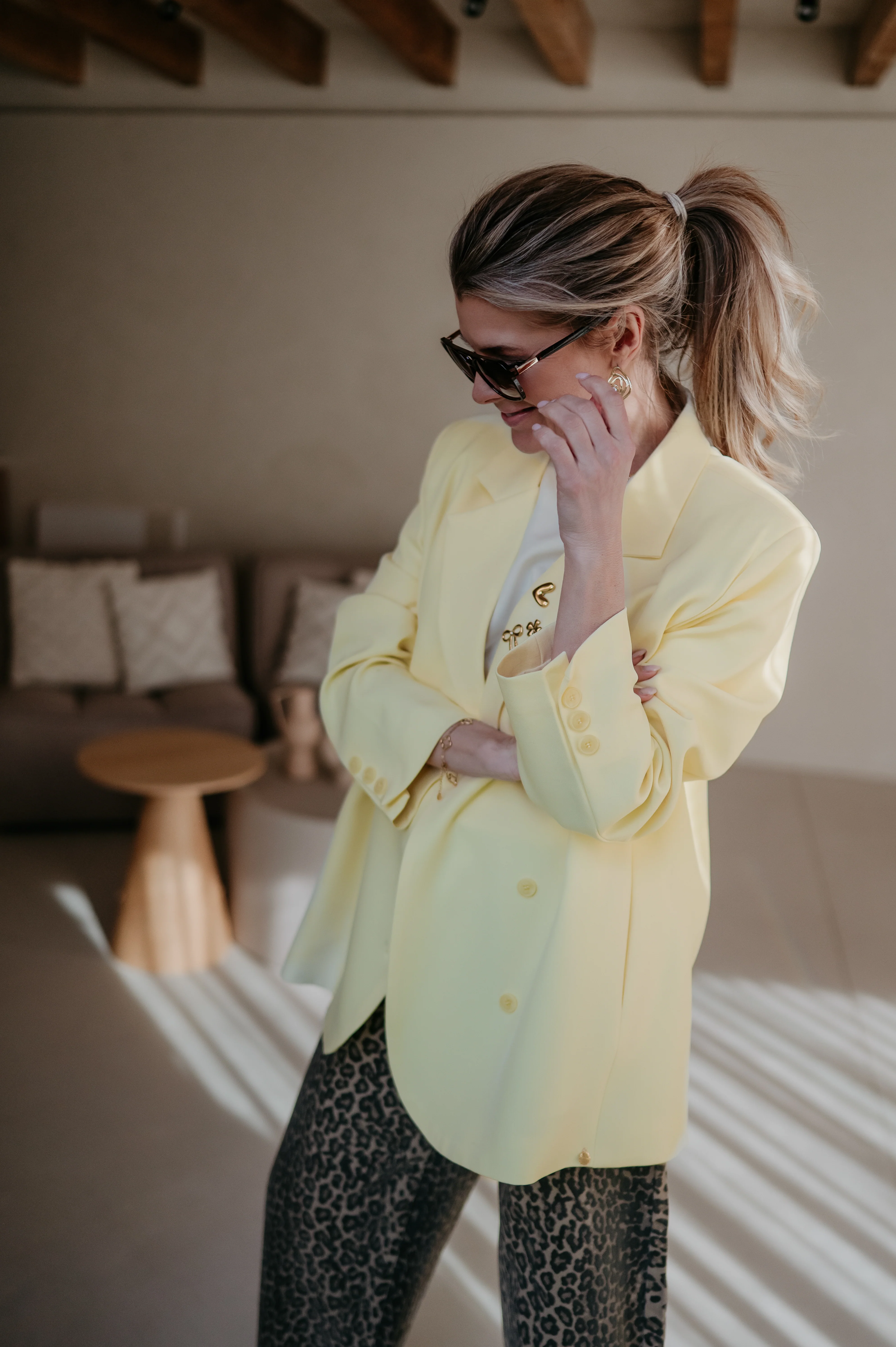 Zinigu blazer I Yellow - Image 17