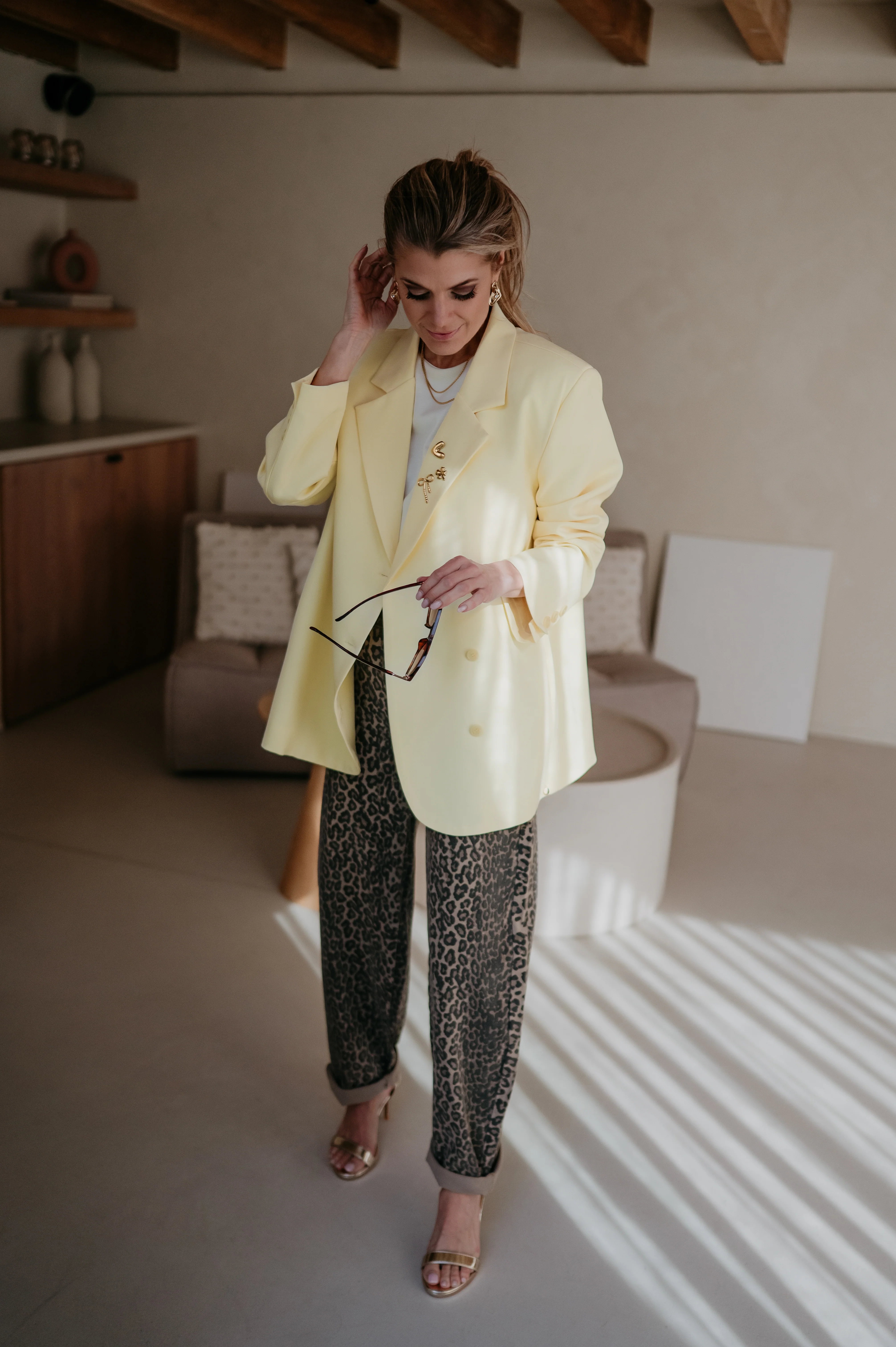 Zinigu blazer I Yellow - Image 19