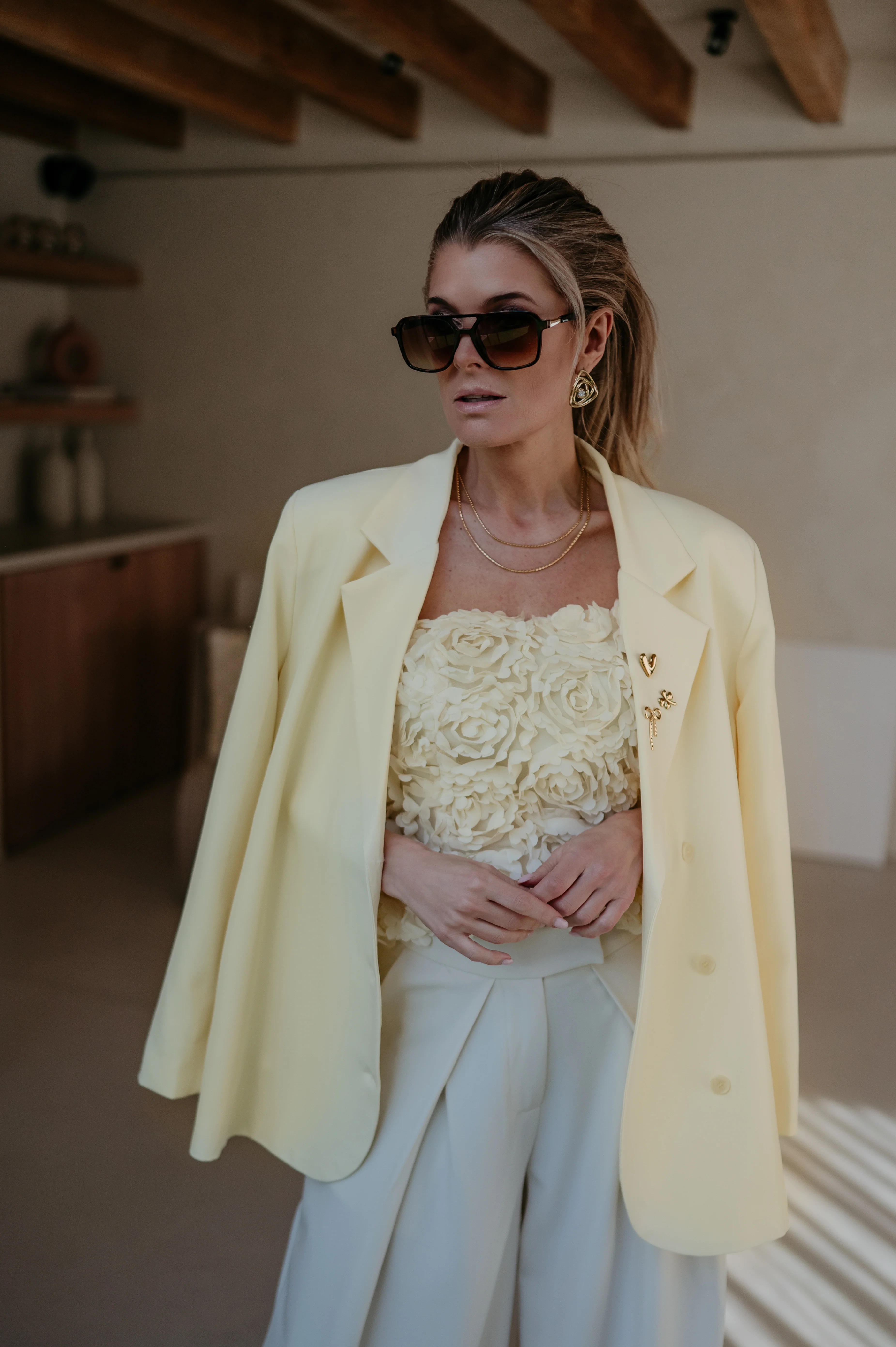 Zinigu blazer I Yellow - Image 21