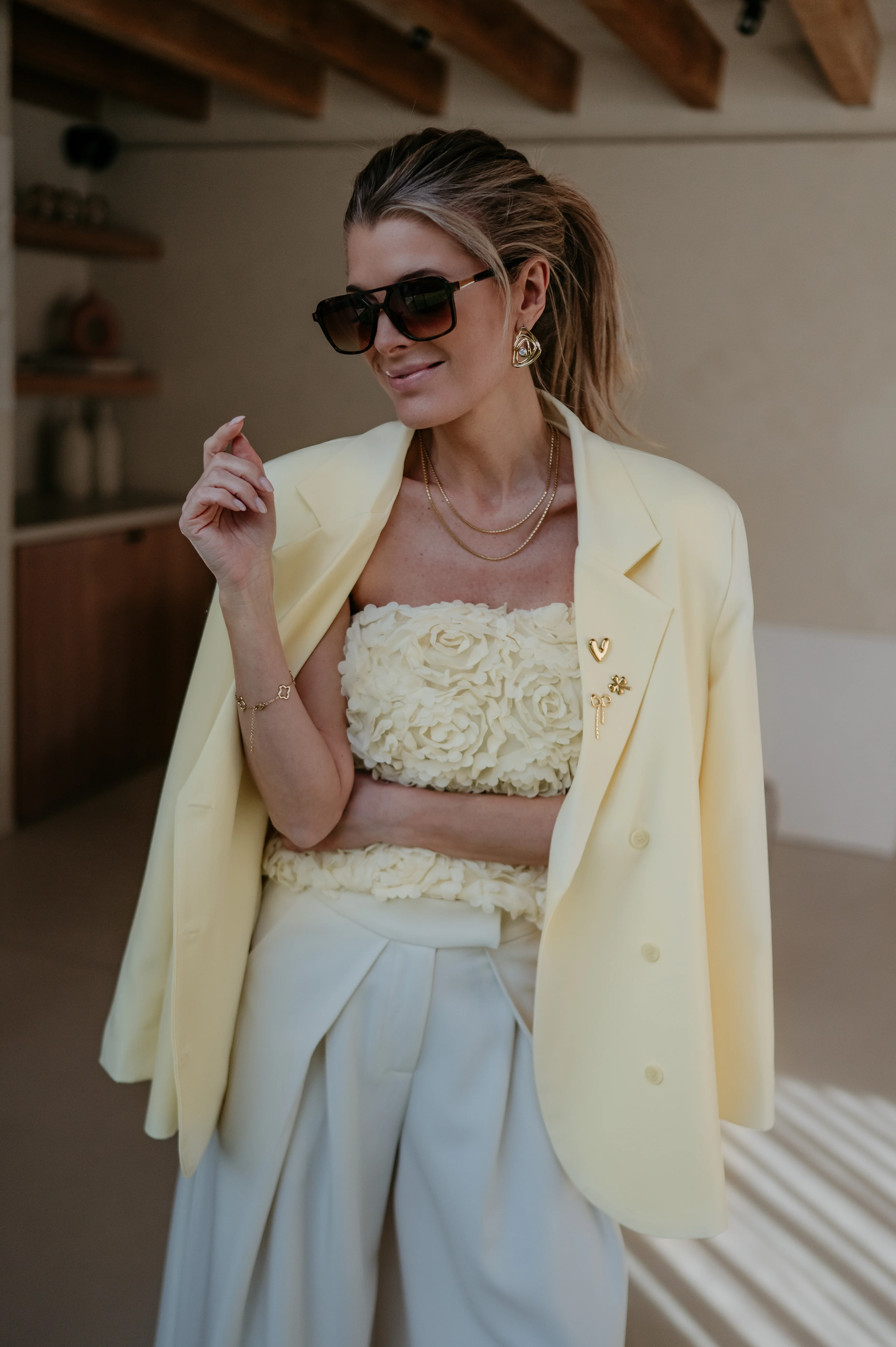 Zinigu blazer I Yellow - Image 23