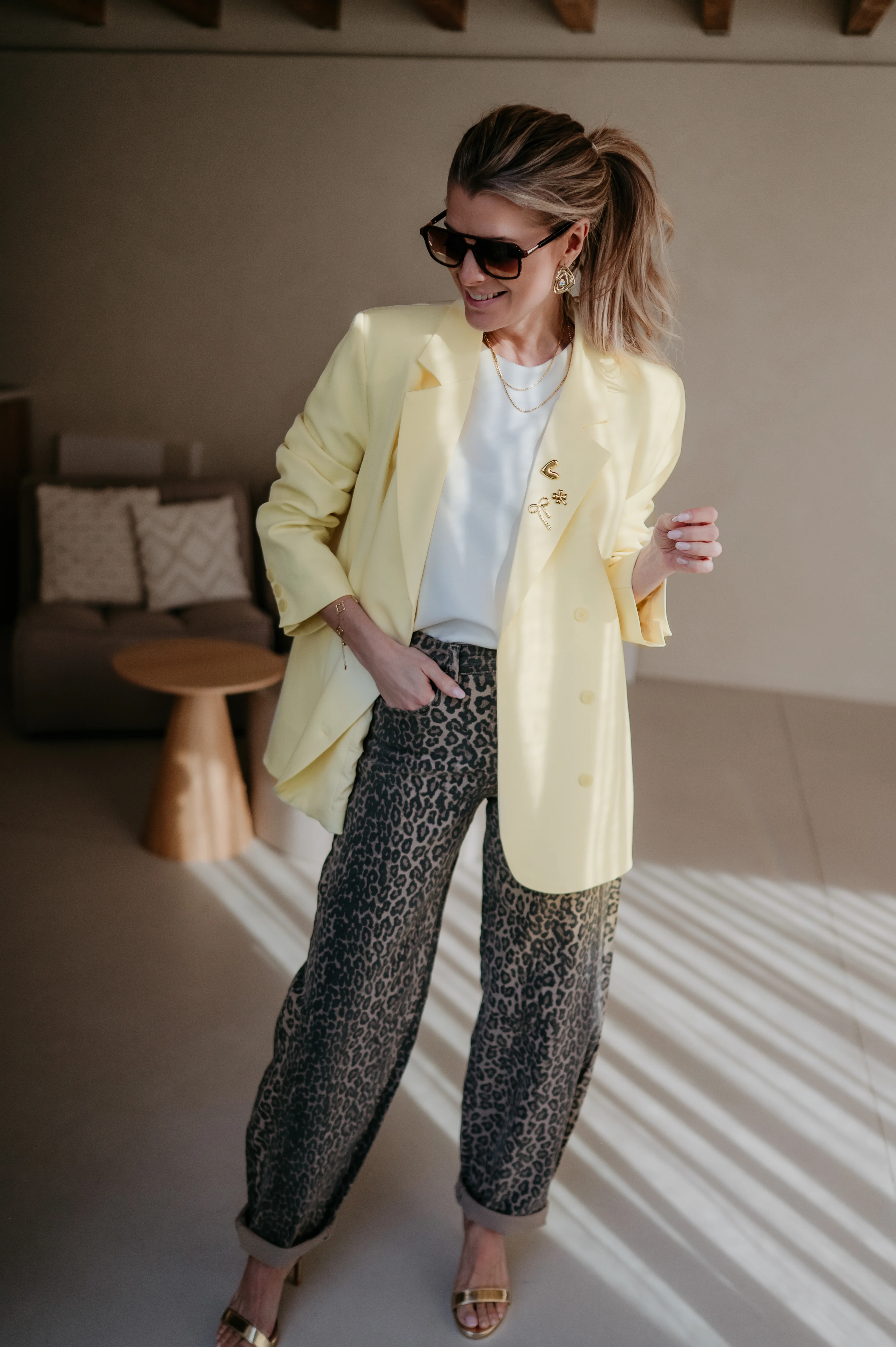 Zinigu blazer I Yellow - Image 24