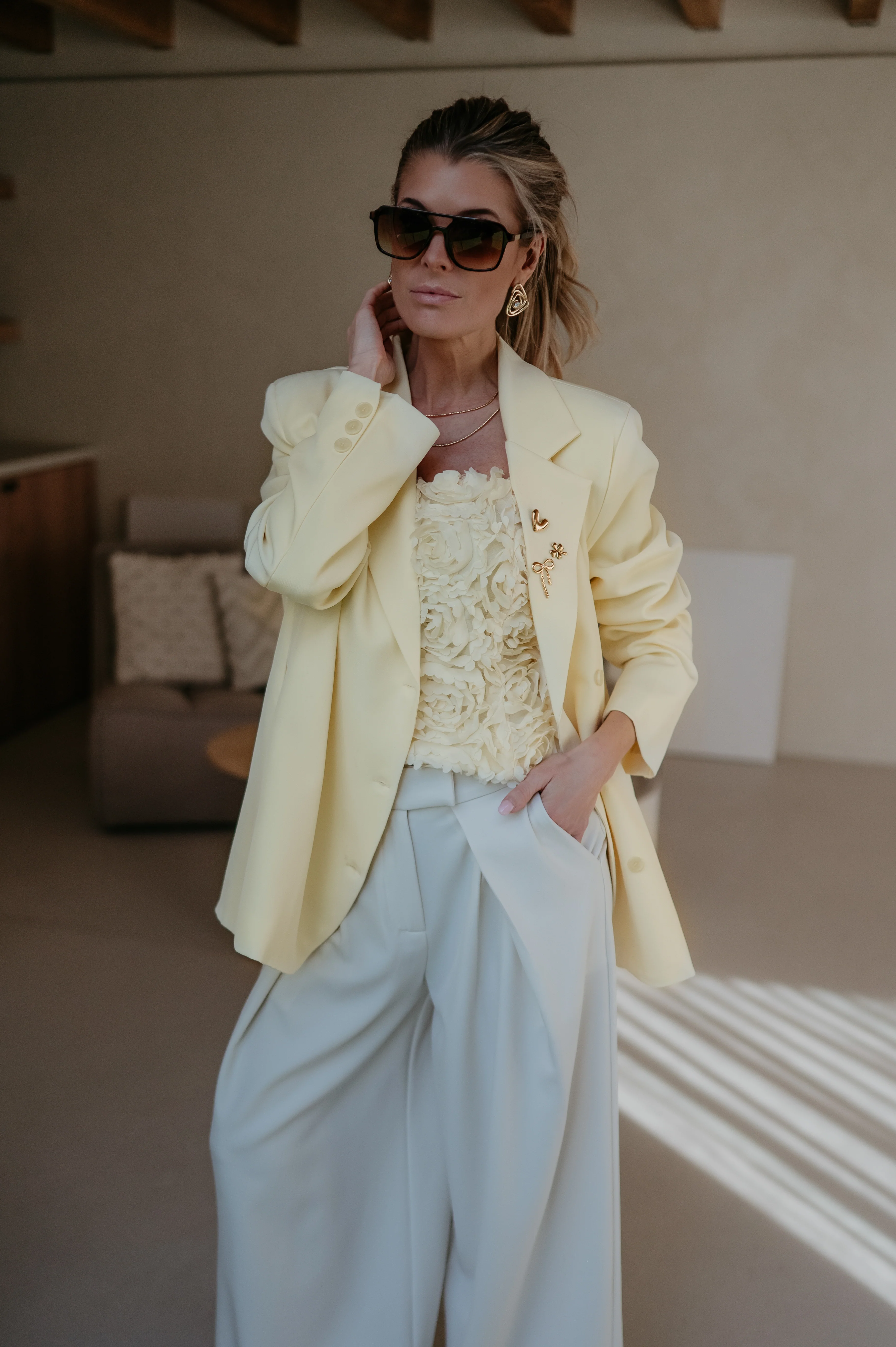 Zinigu blazer I Yellow - Image 26