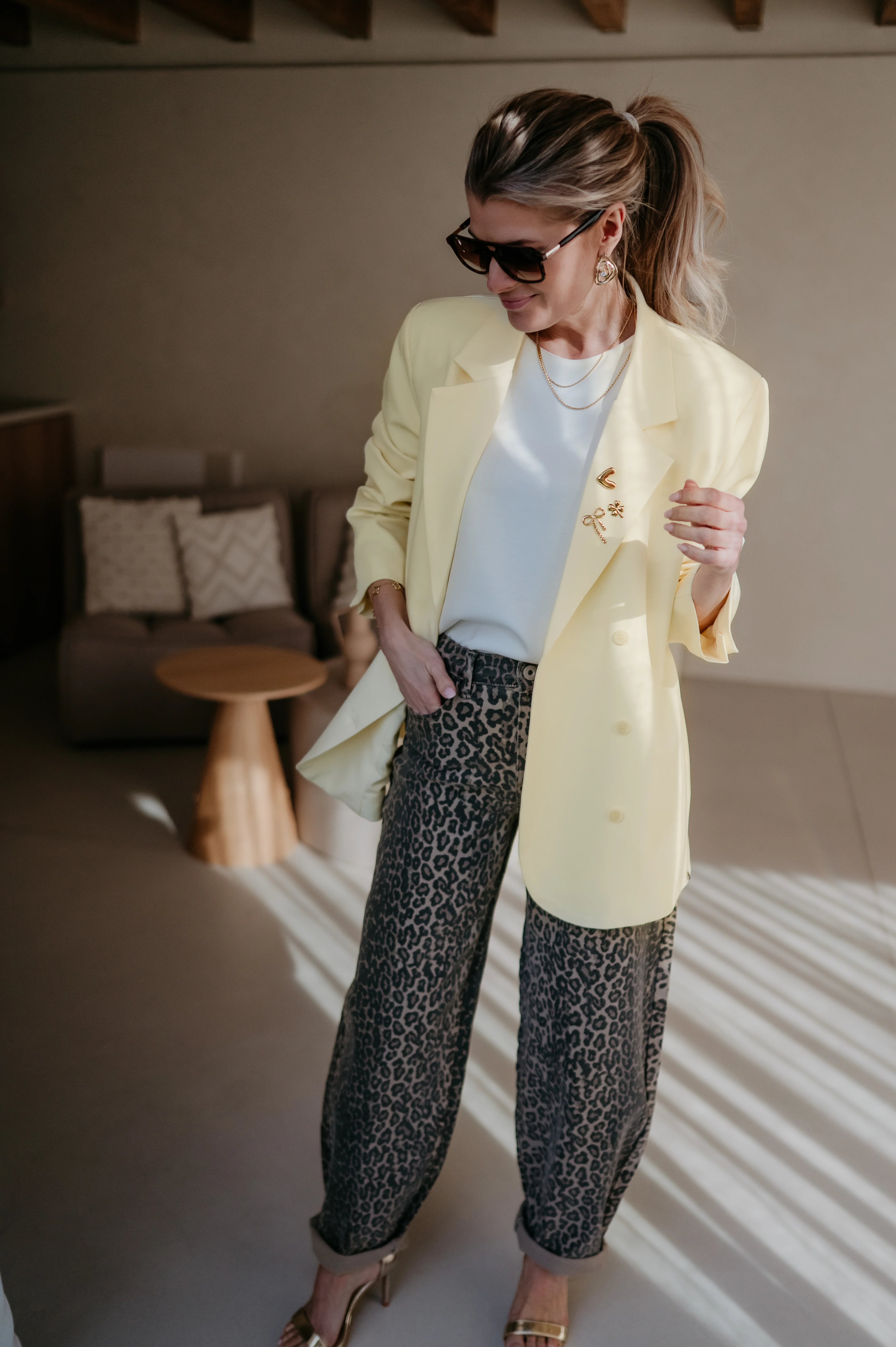 Zinigu blazer I Yellow - Image 27