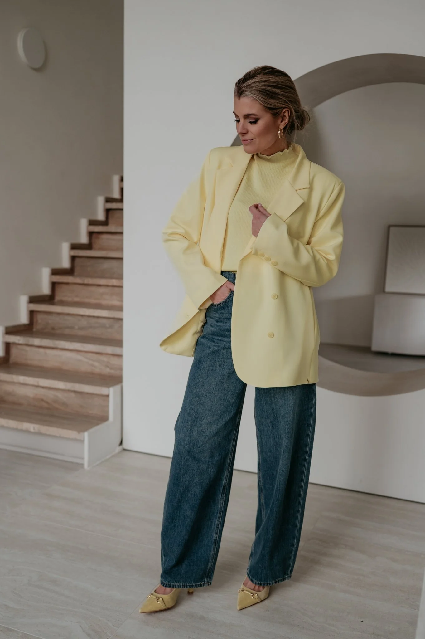 Zinigu blazer I Yellow - Image 32