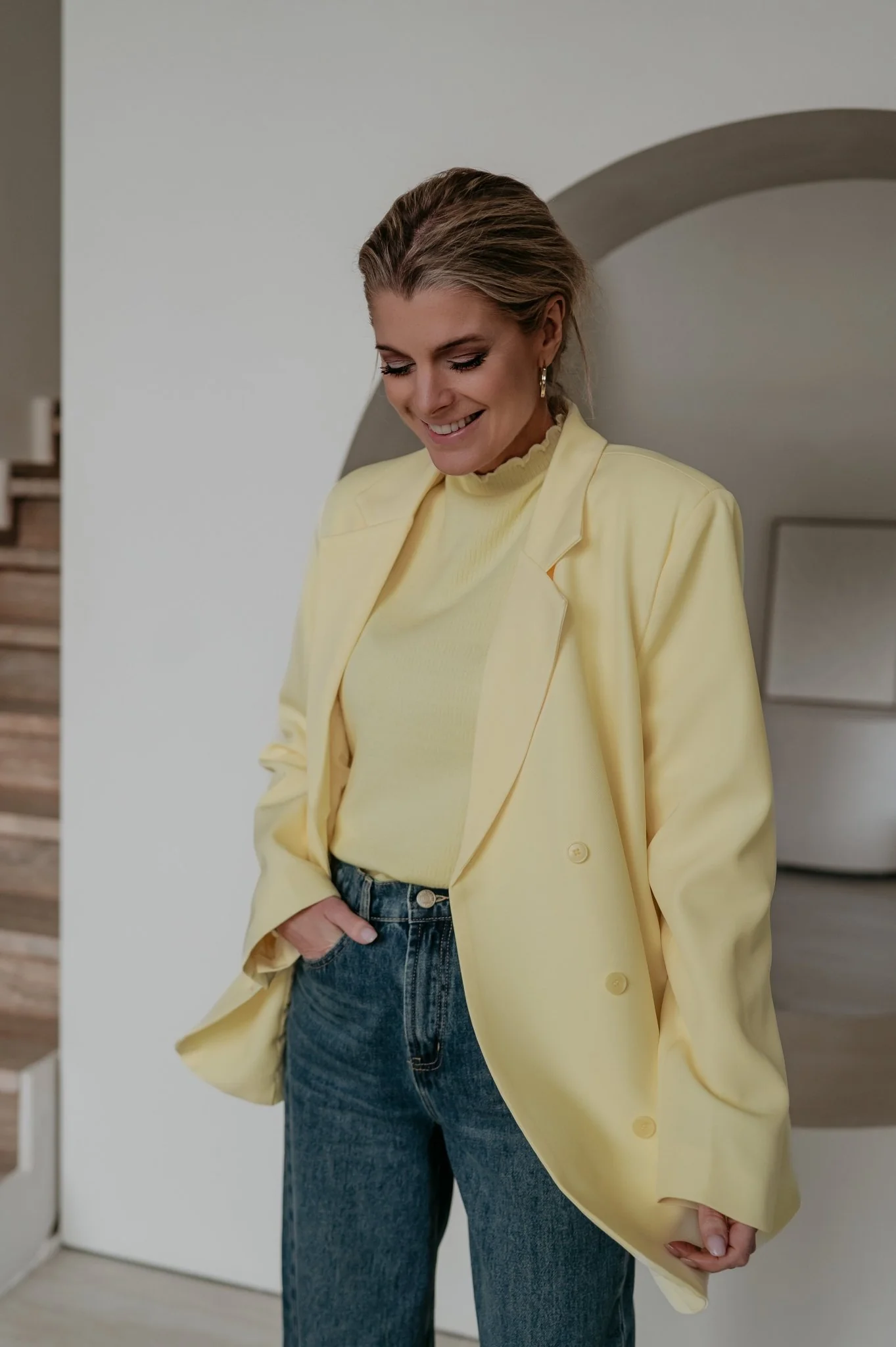 Zinigu blazer I Yellow - Image 36