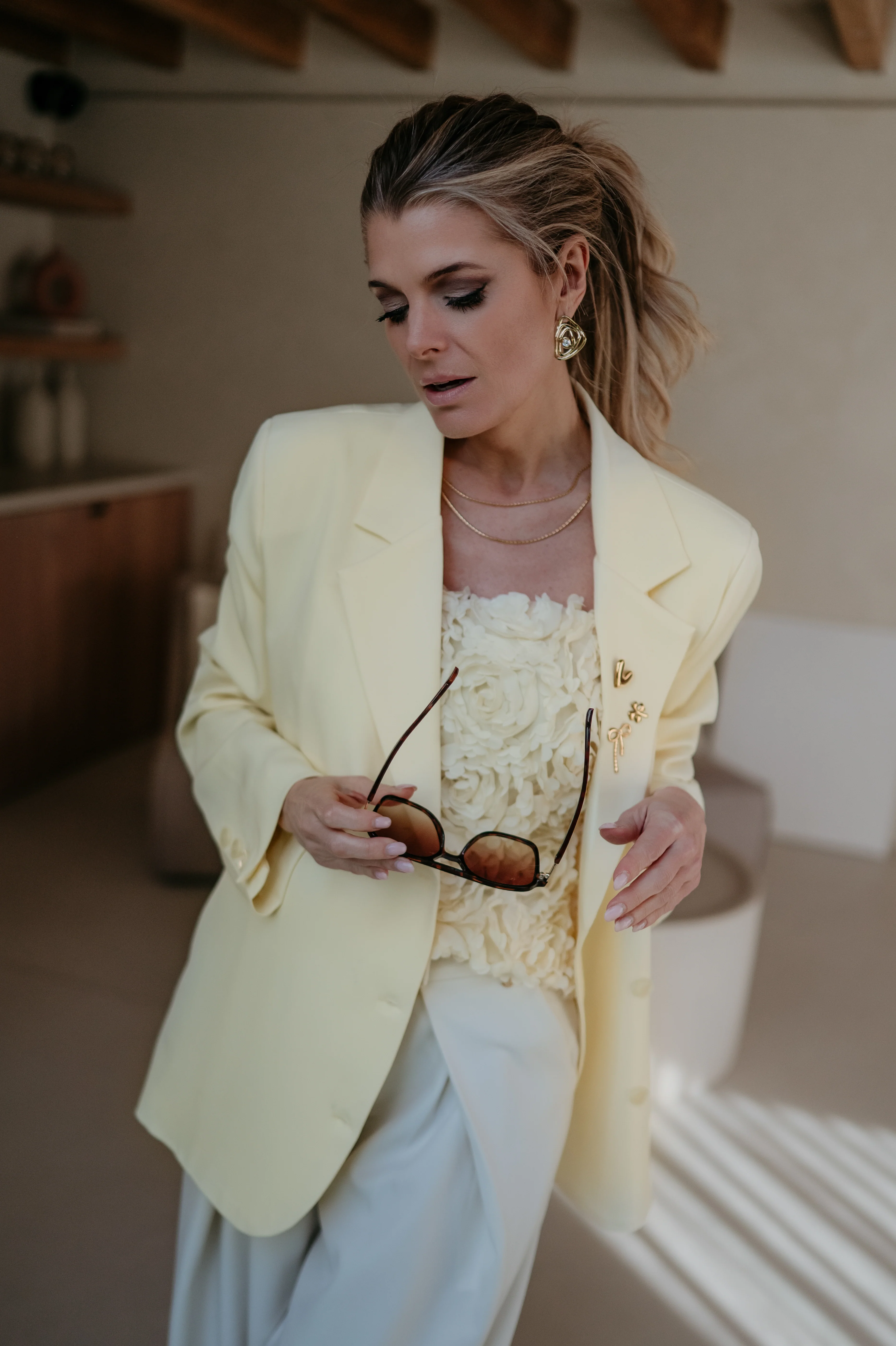 Zinigu blazer I Yellow - Image 4