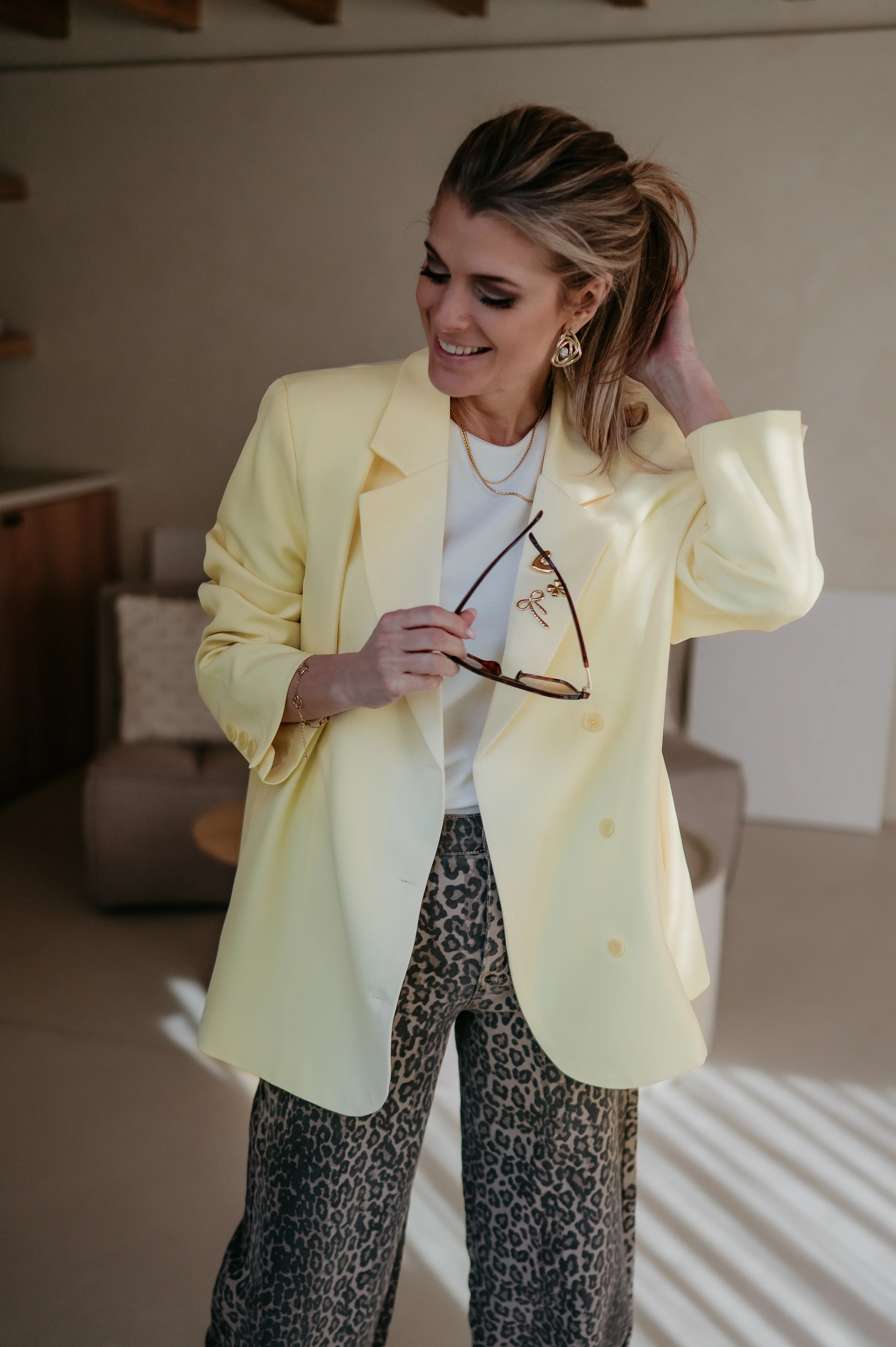 Zinigu blazer I Yellow - Image 5