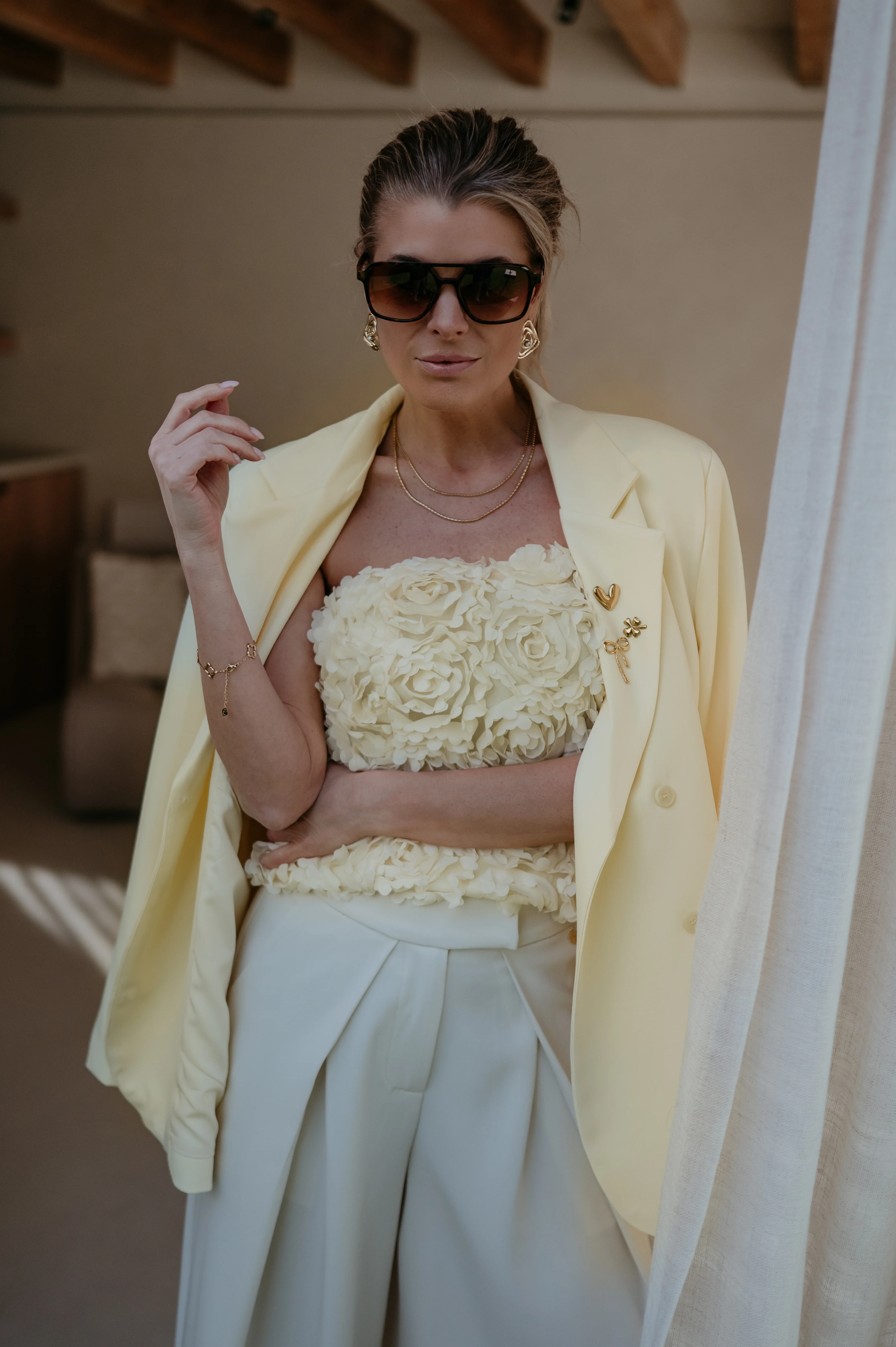 Zinigu blazer I Yellow - Image 9